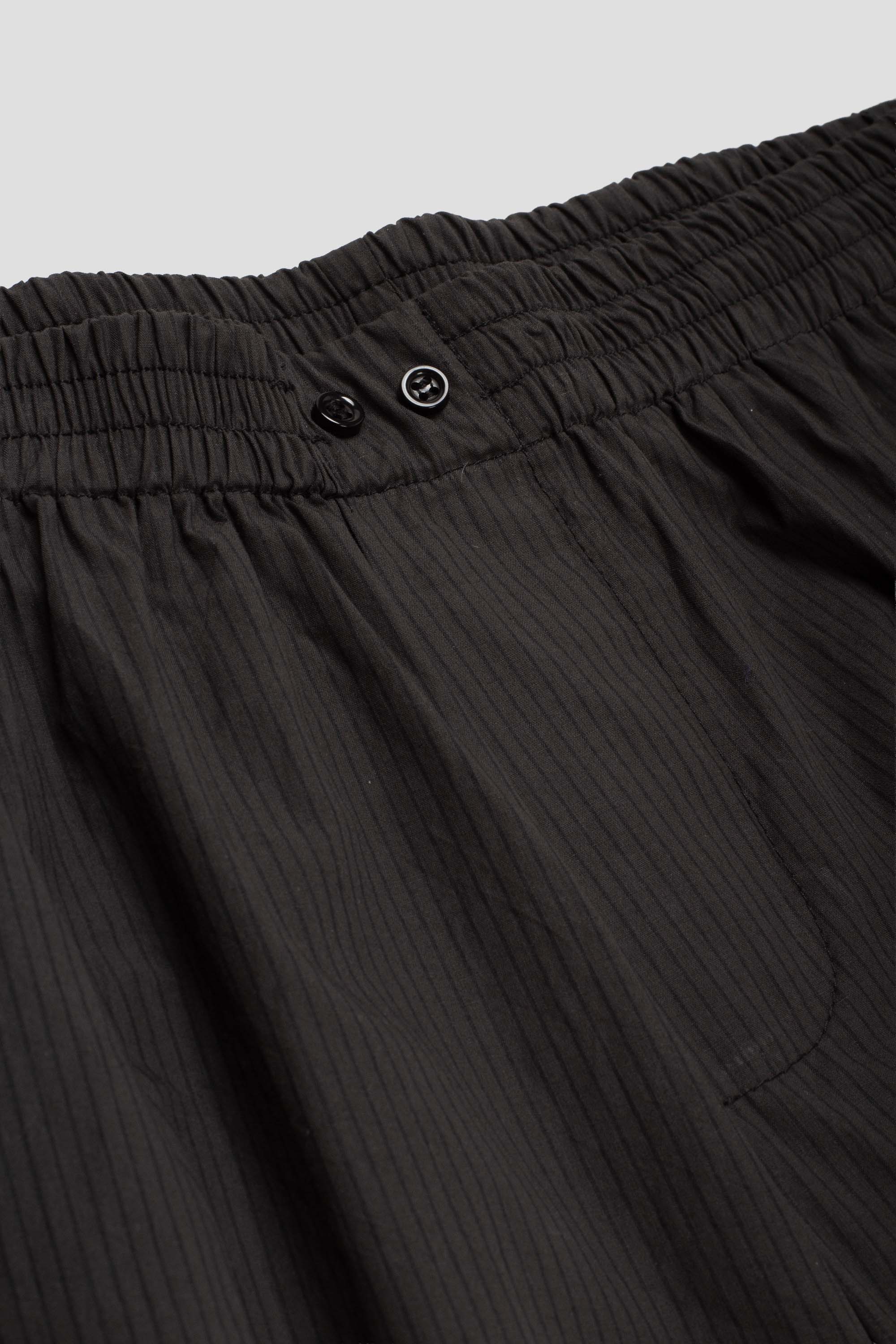 Long Lounger Black Stripe