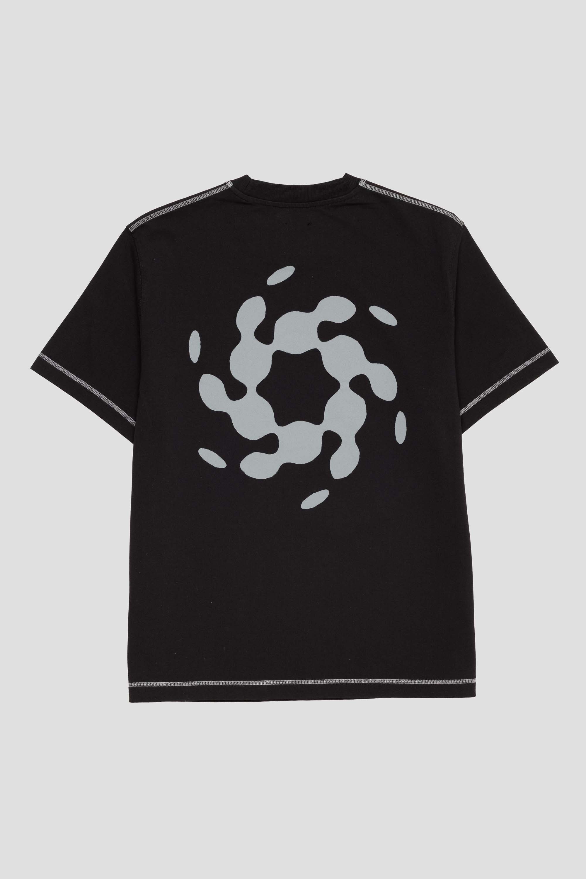 Info Stitch Organic T-Shirt Black