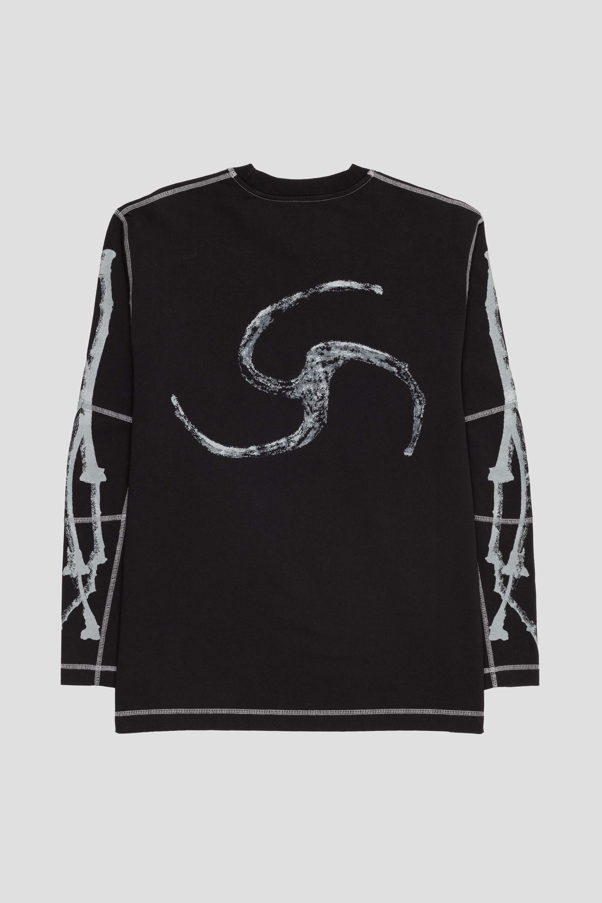 Sticks Stitch Organic LS Black