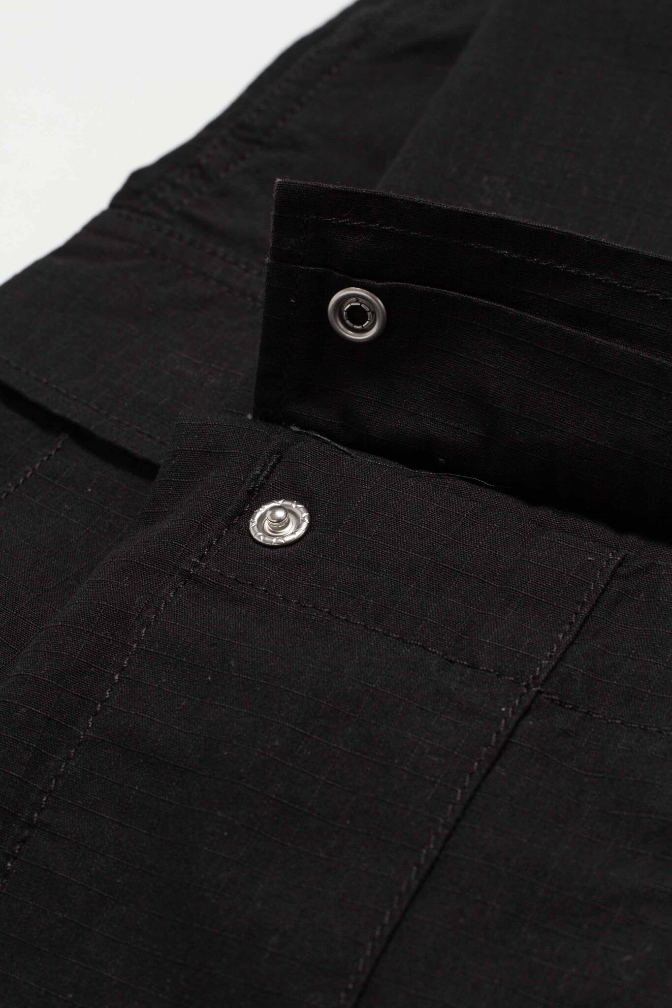 Regular Cargo Pant Black Rinsed