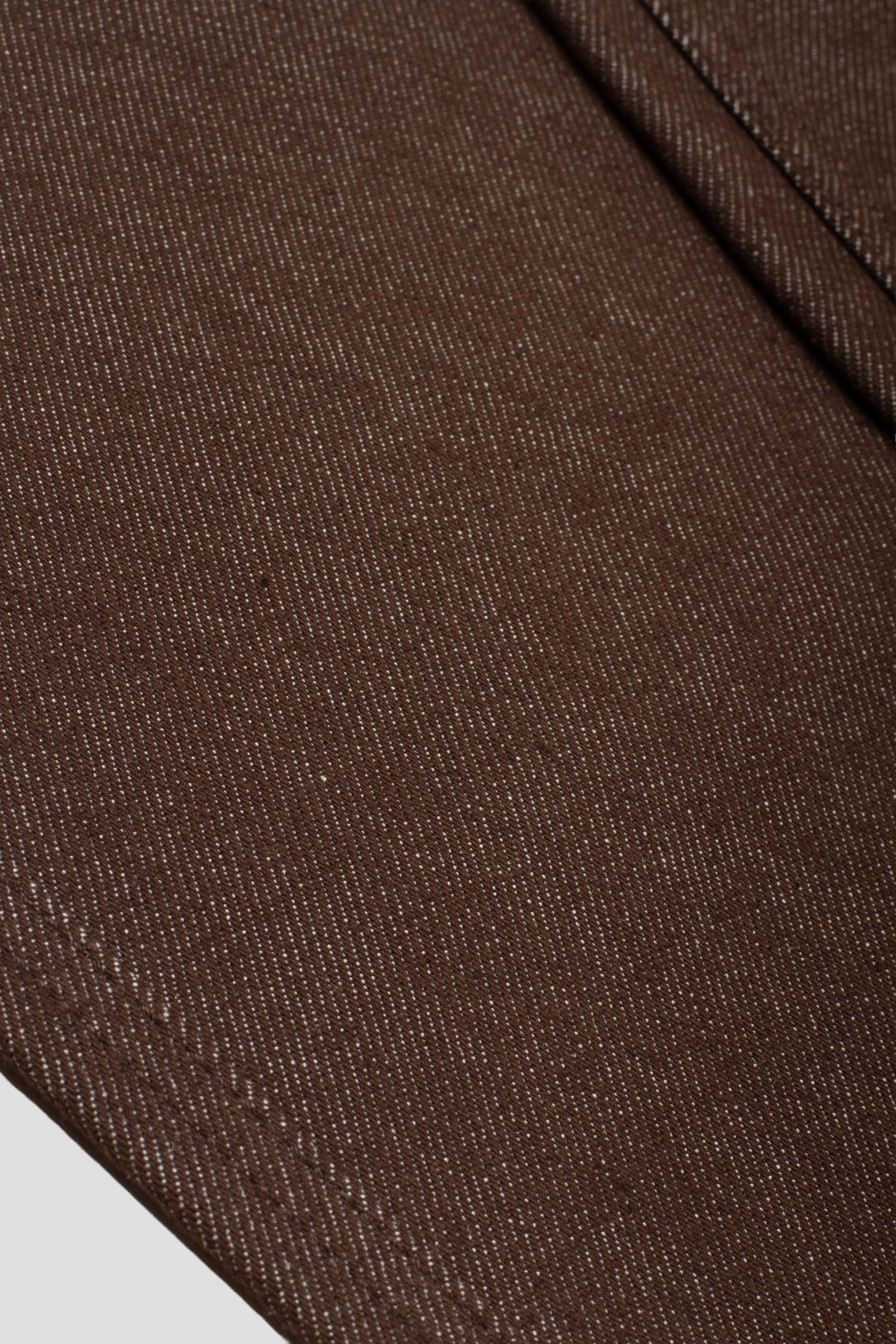 Color Indigo Denim Brown