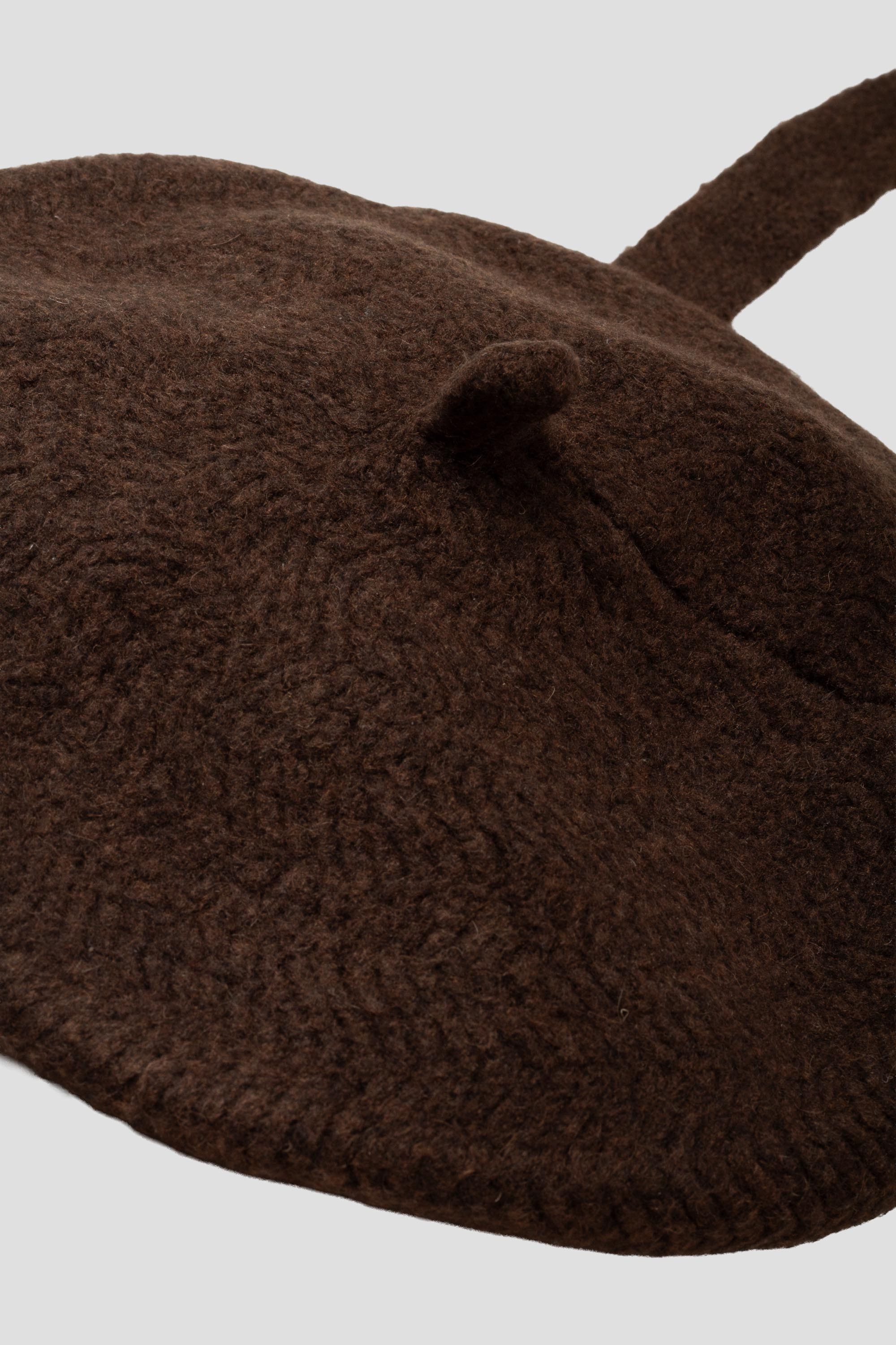 Wool Beret Chestnut