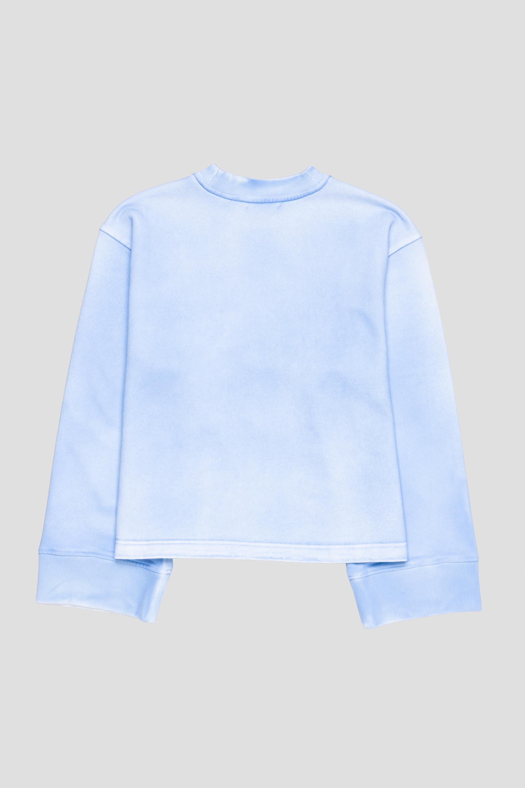 Women's Sprayed Crewneck Surf Blue