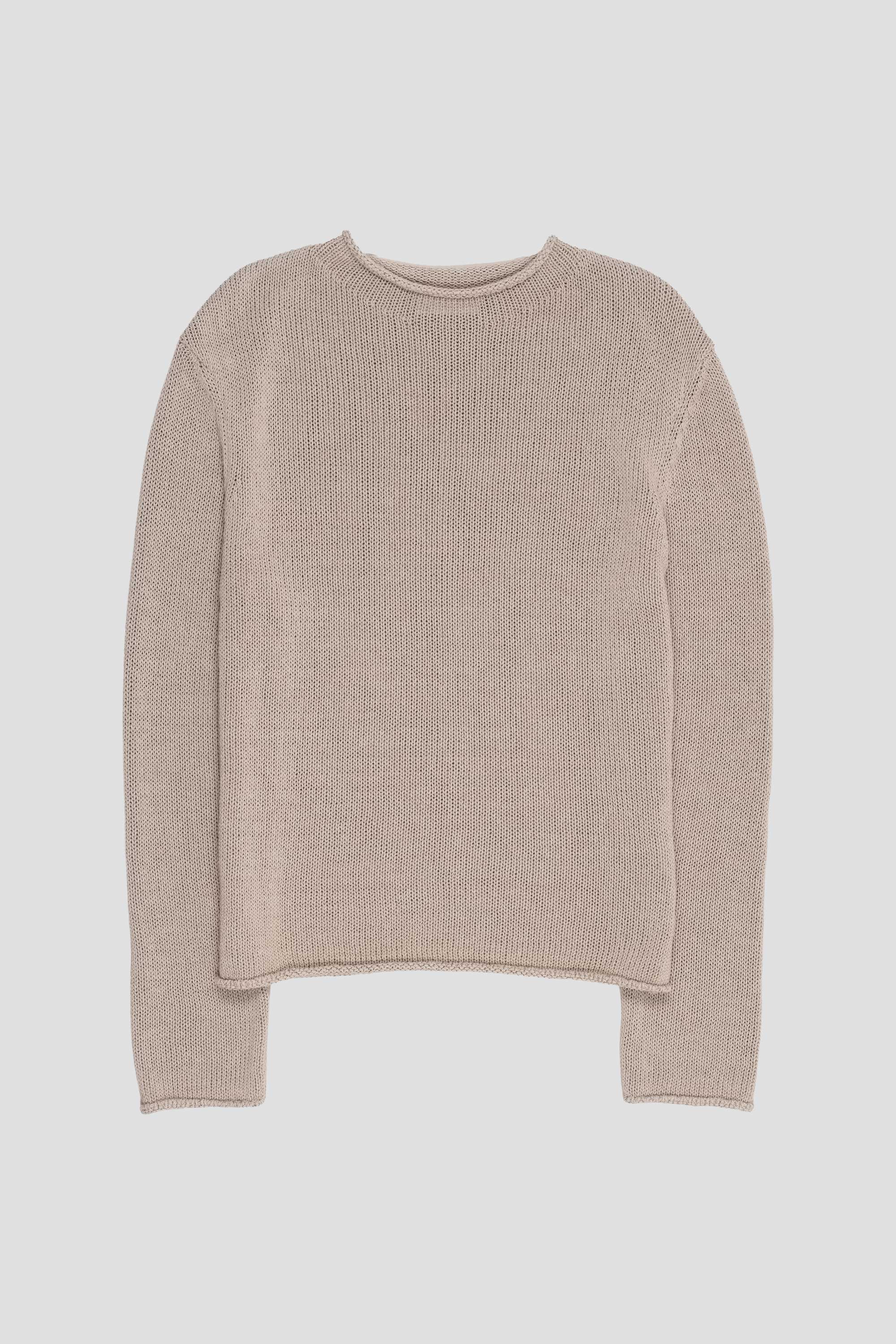 Paper Yarn Pullover Beige