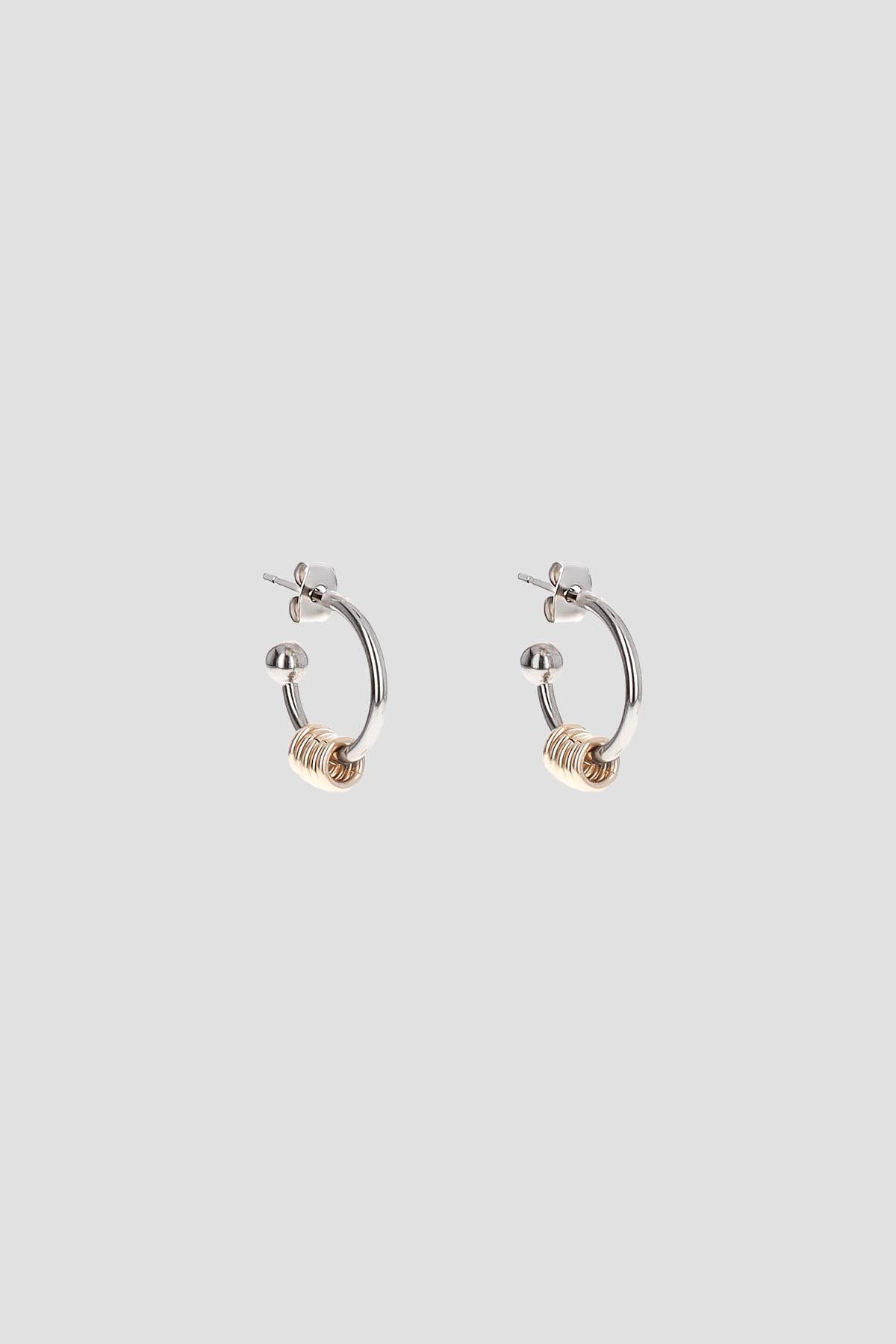 Gloria Hoops Palladium/Pale Gold