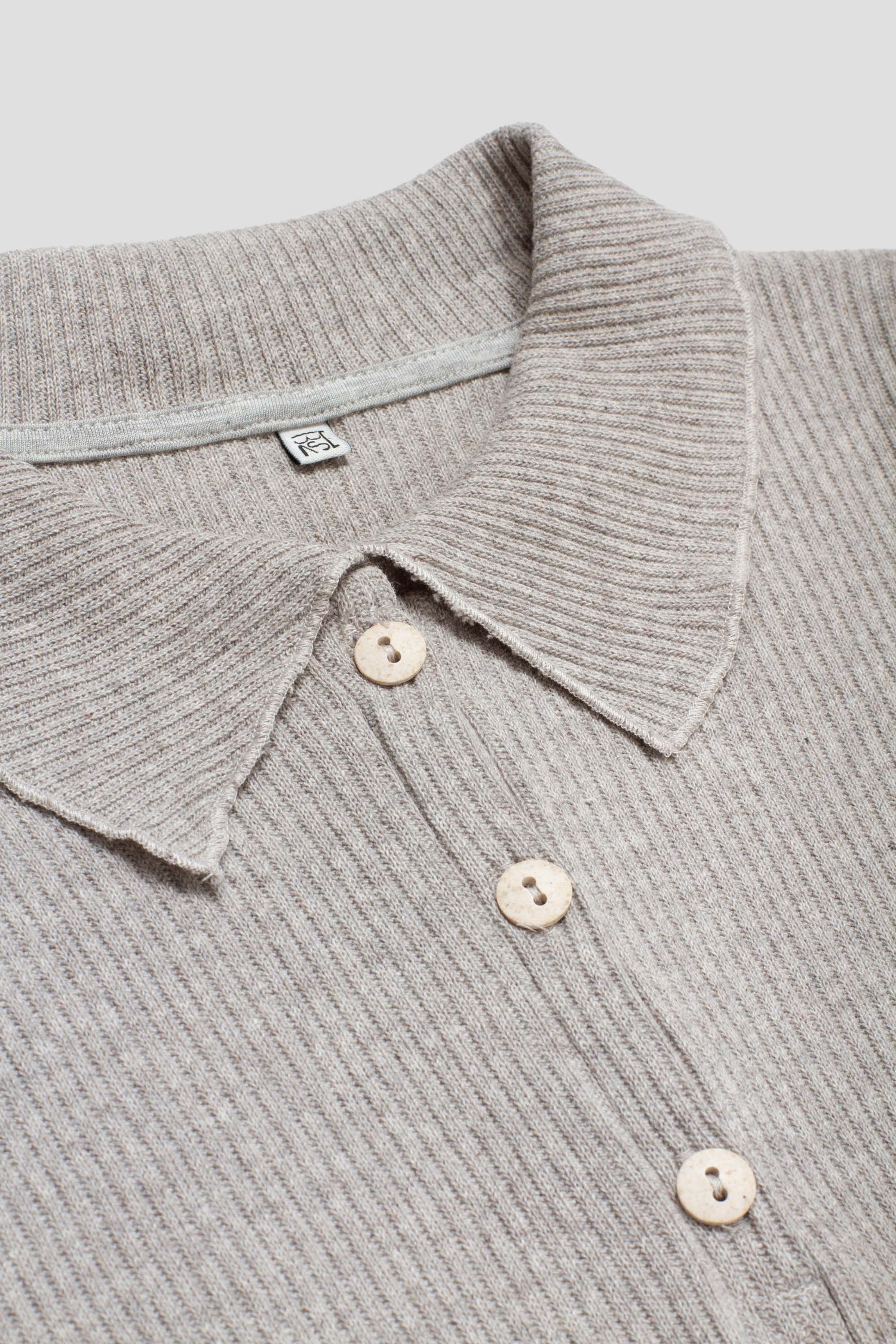 Dual Long Sleeve Tee Grey Melange