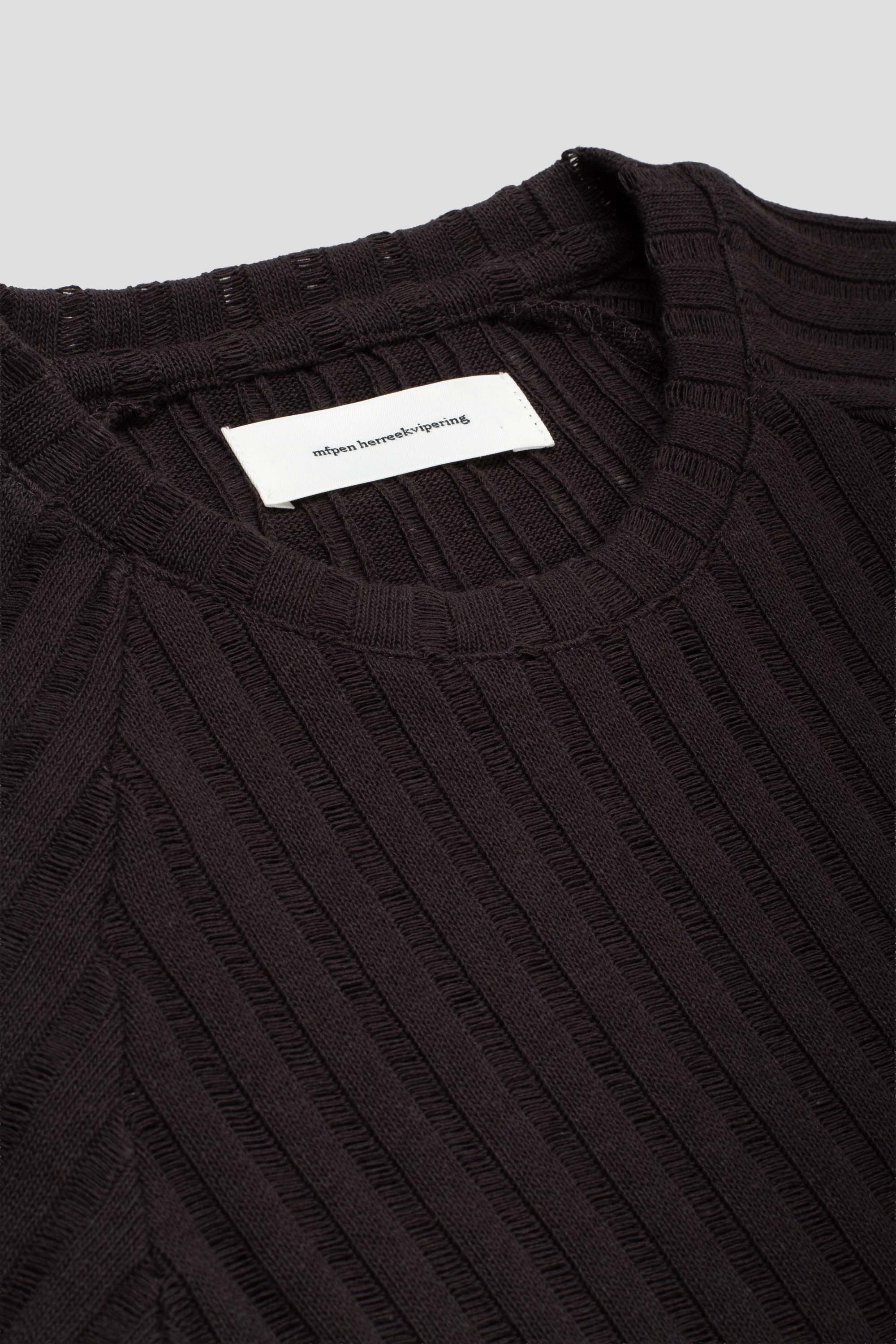 Women's Raglan Tee Dark Brown Ajour Stripe
