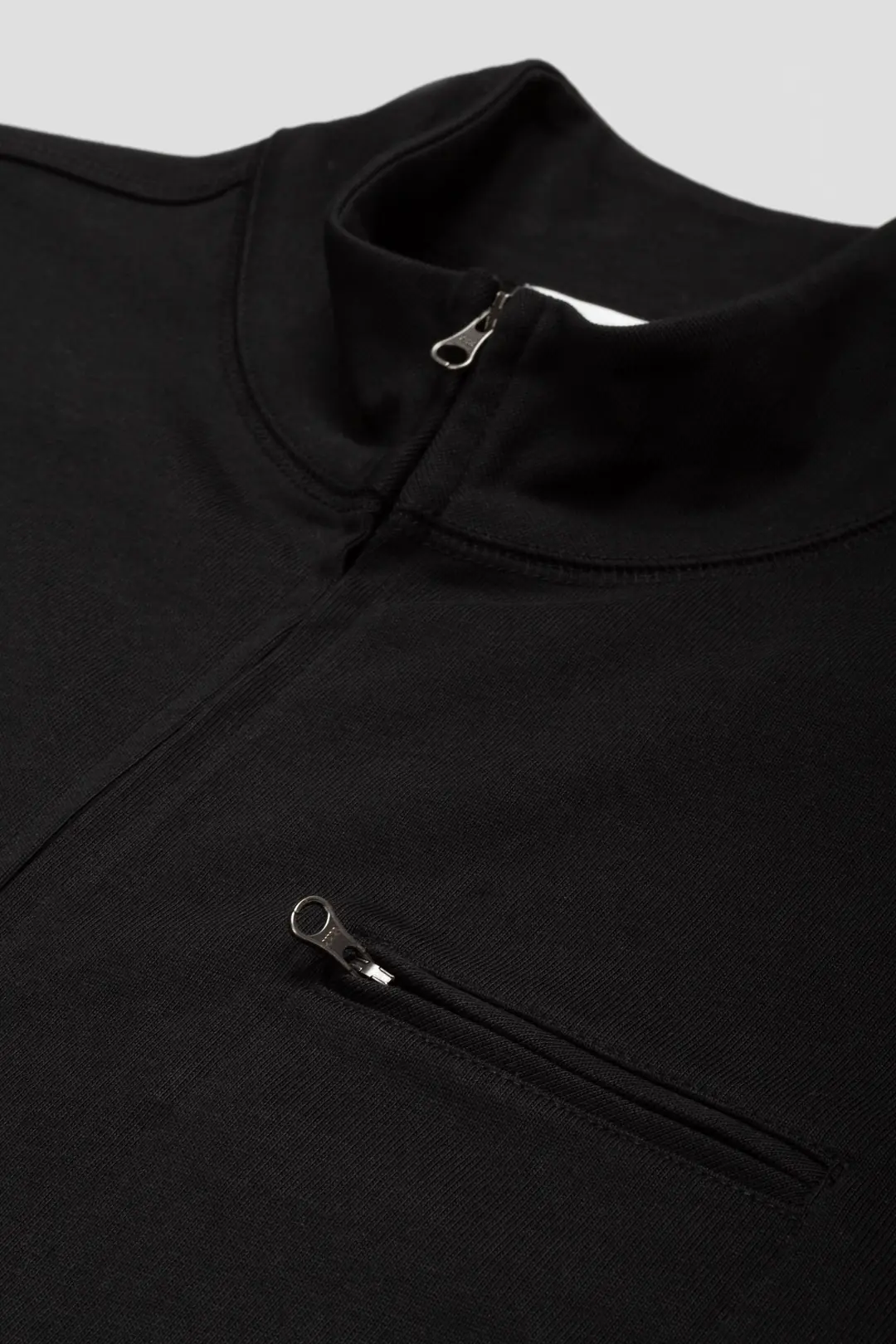 AmomentoSlim Fit Pocket Jumper Black