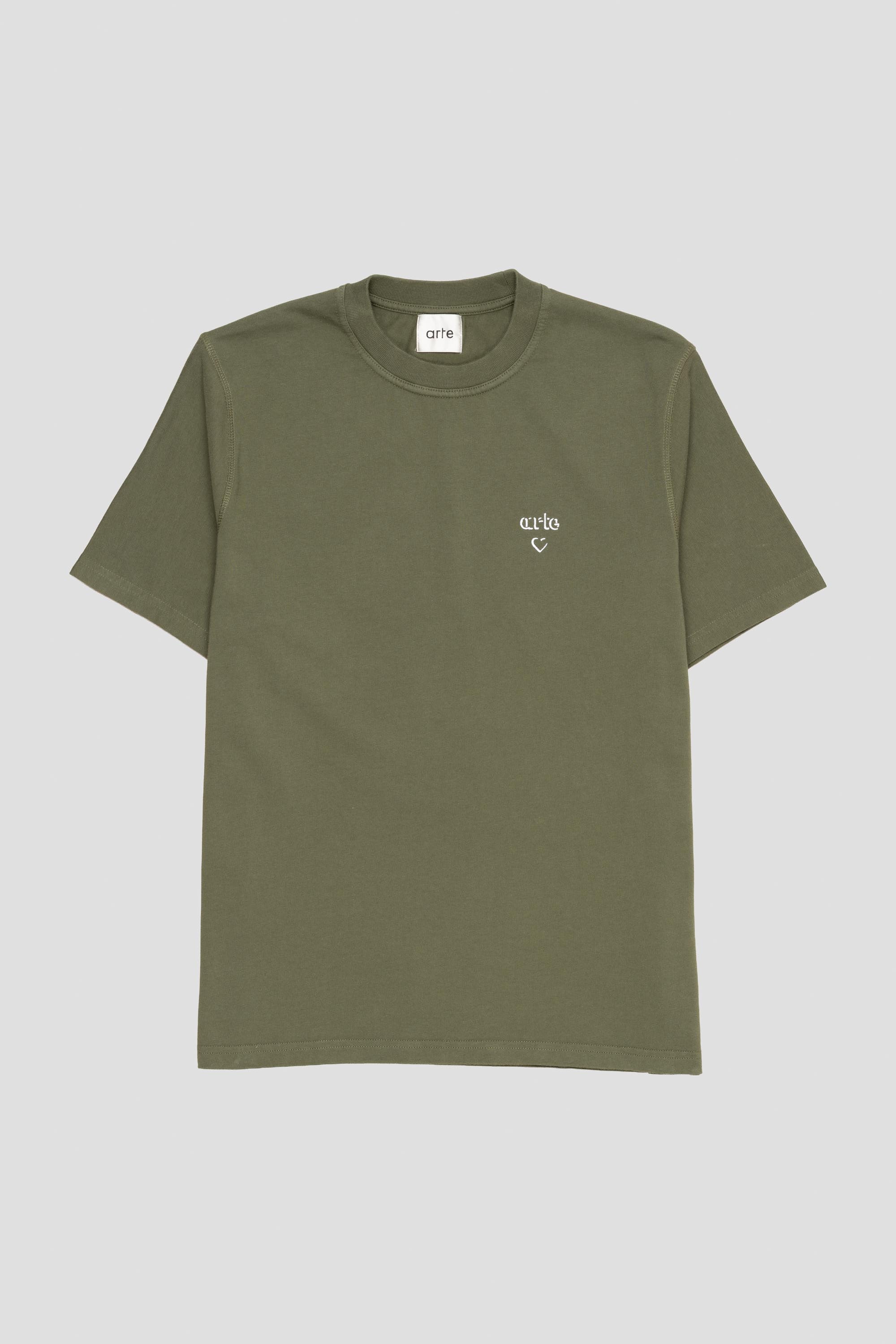 Heart T-Shirt Green