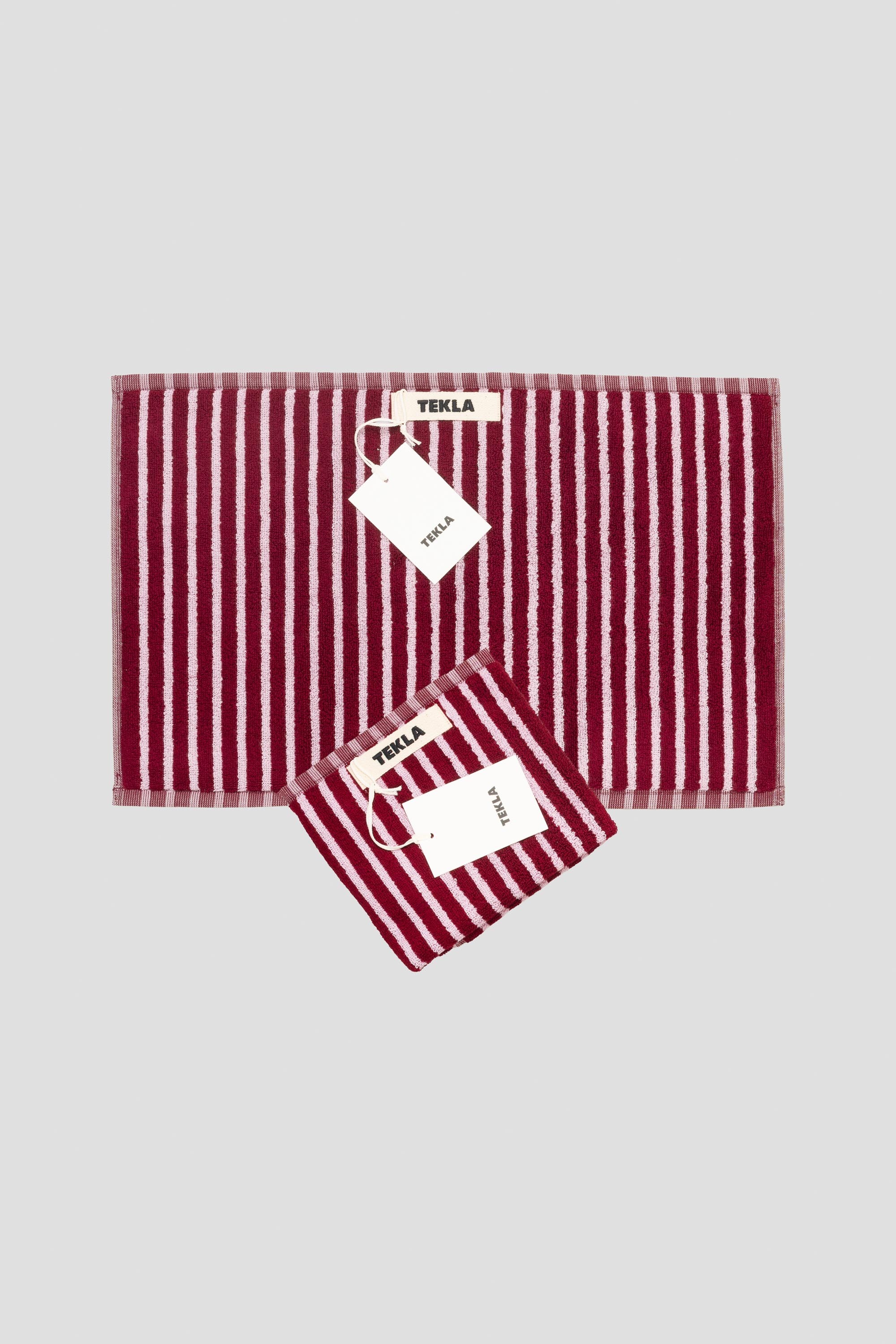Terry Towel Guest Towel Red&Rose