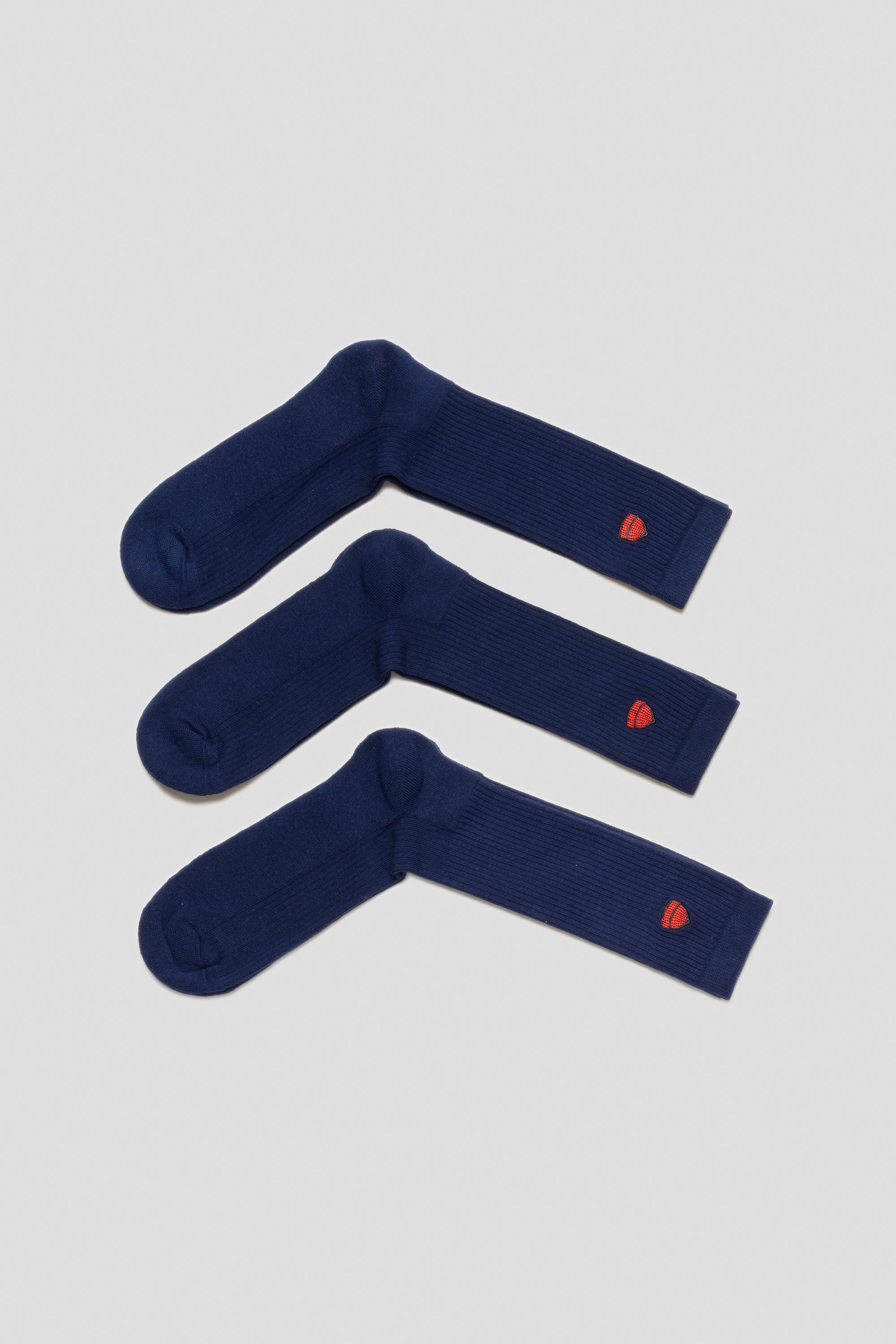 Socks 3-Pack Midnight