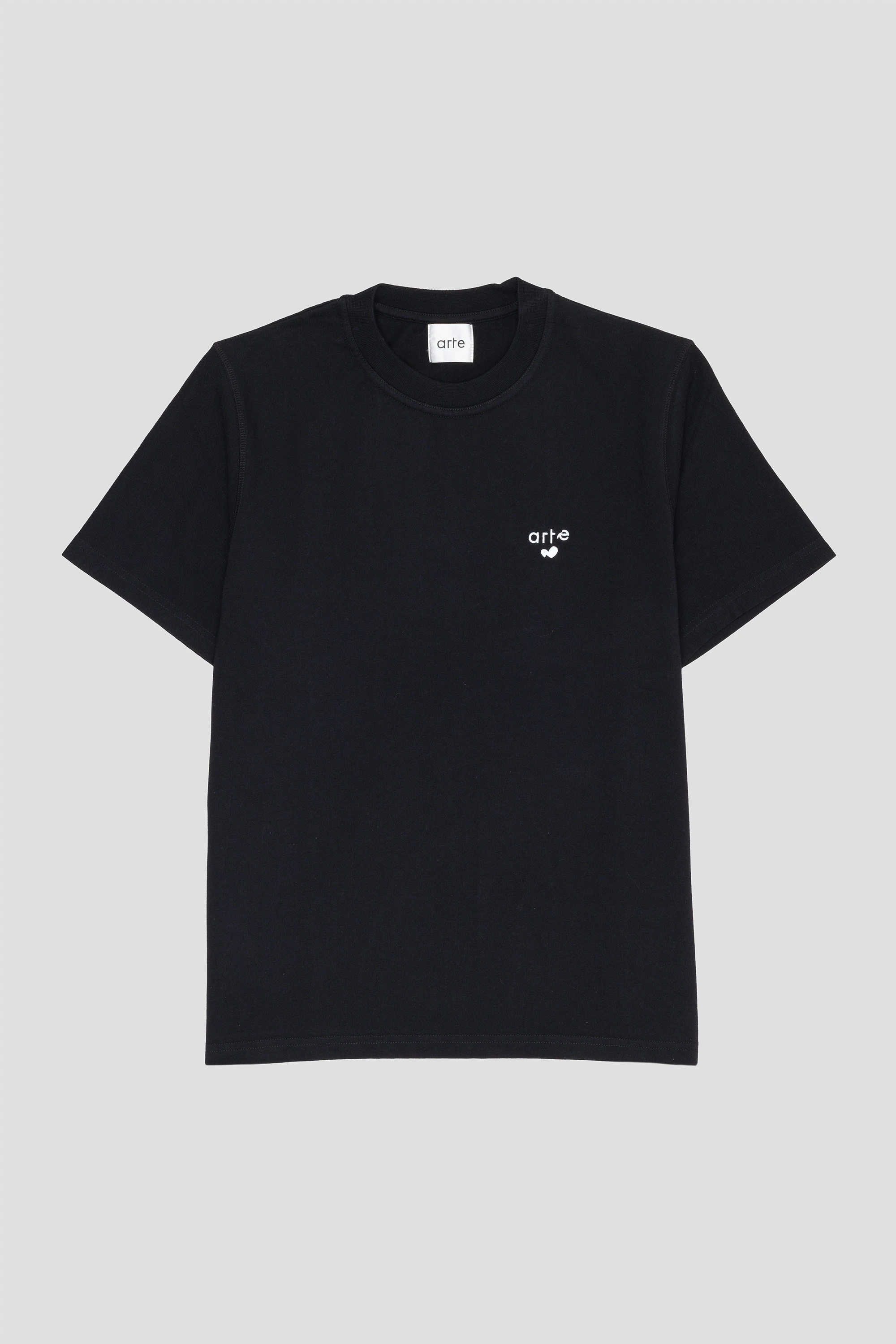 Heart Logo T-Shirt Black