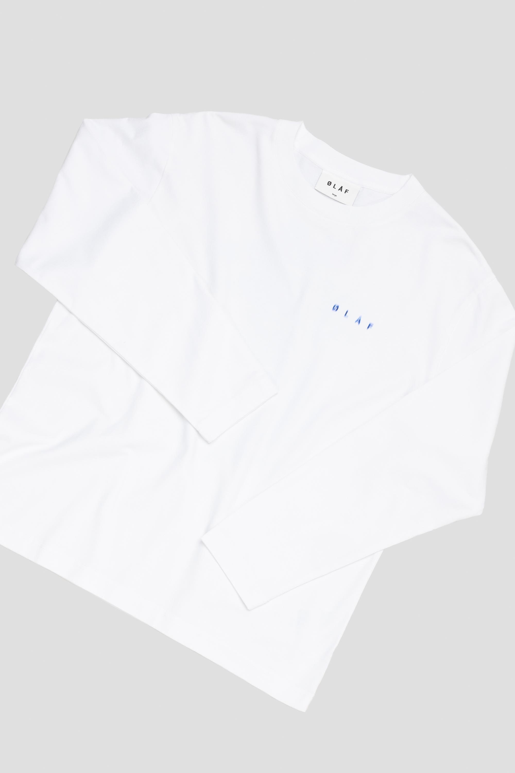 Ink Stain Tee LS Optical White