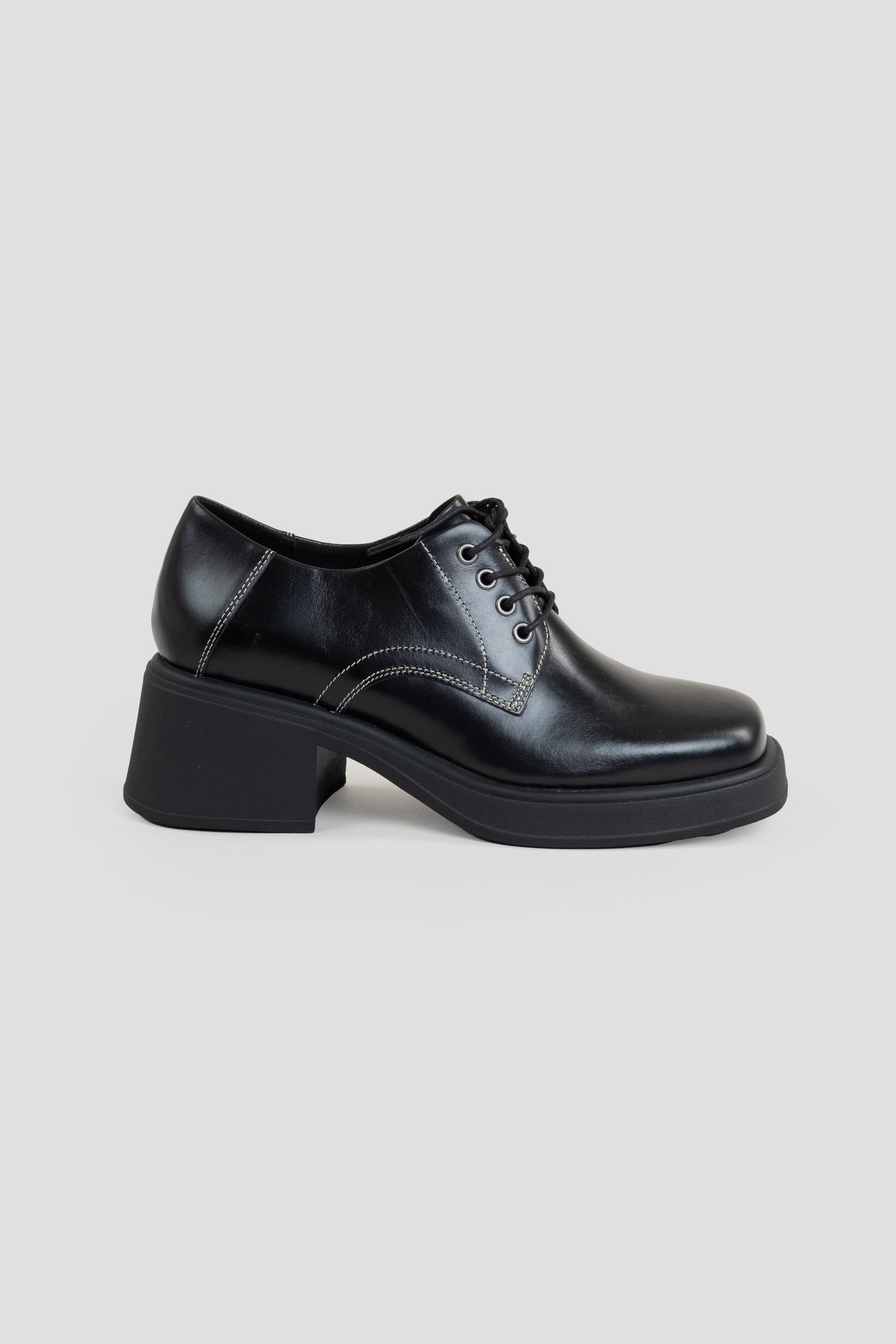 Dorah Heeled Derby Black