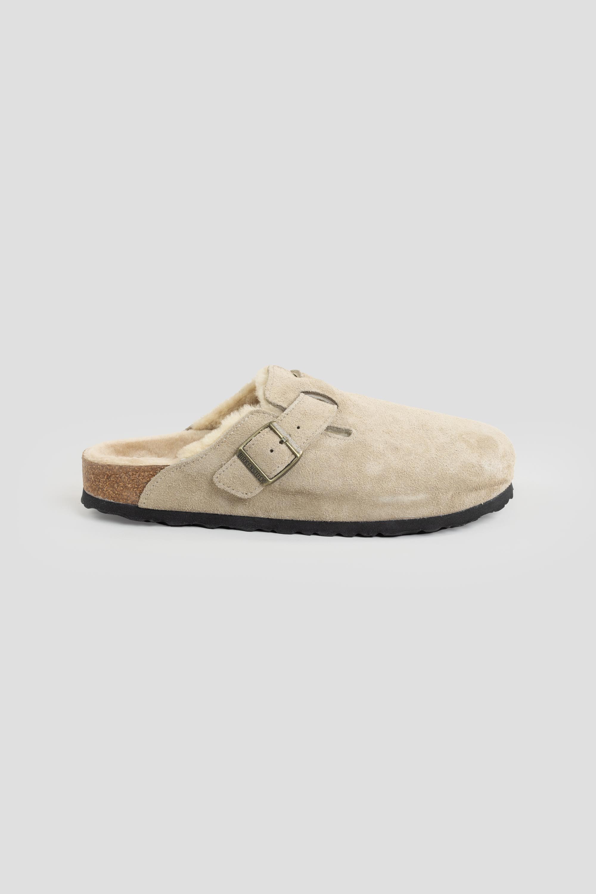 Boston Shearling Suede Taupe