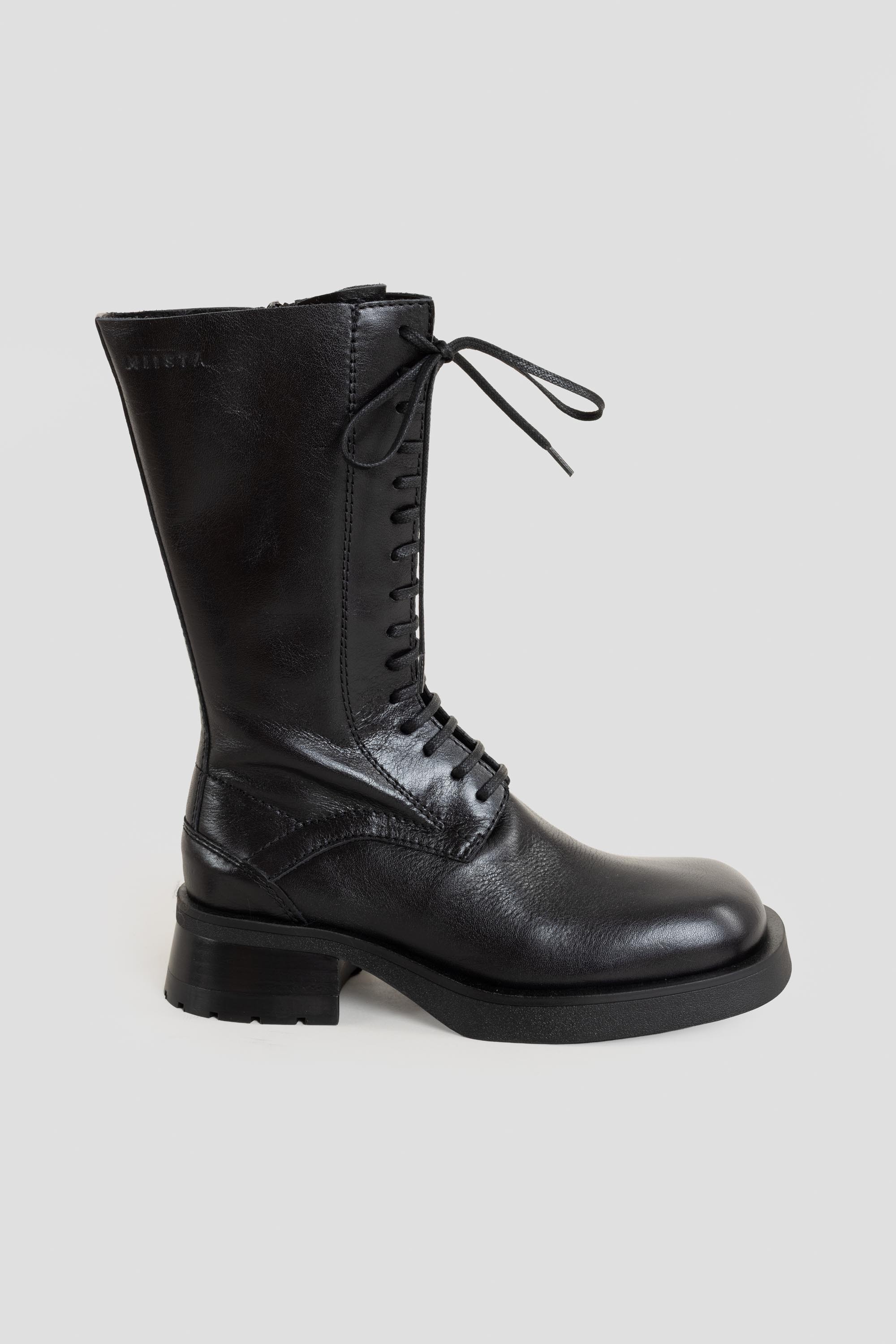 Vel Cord Boots Black