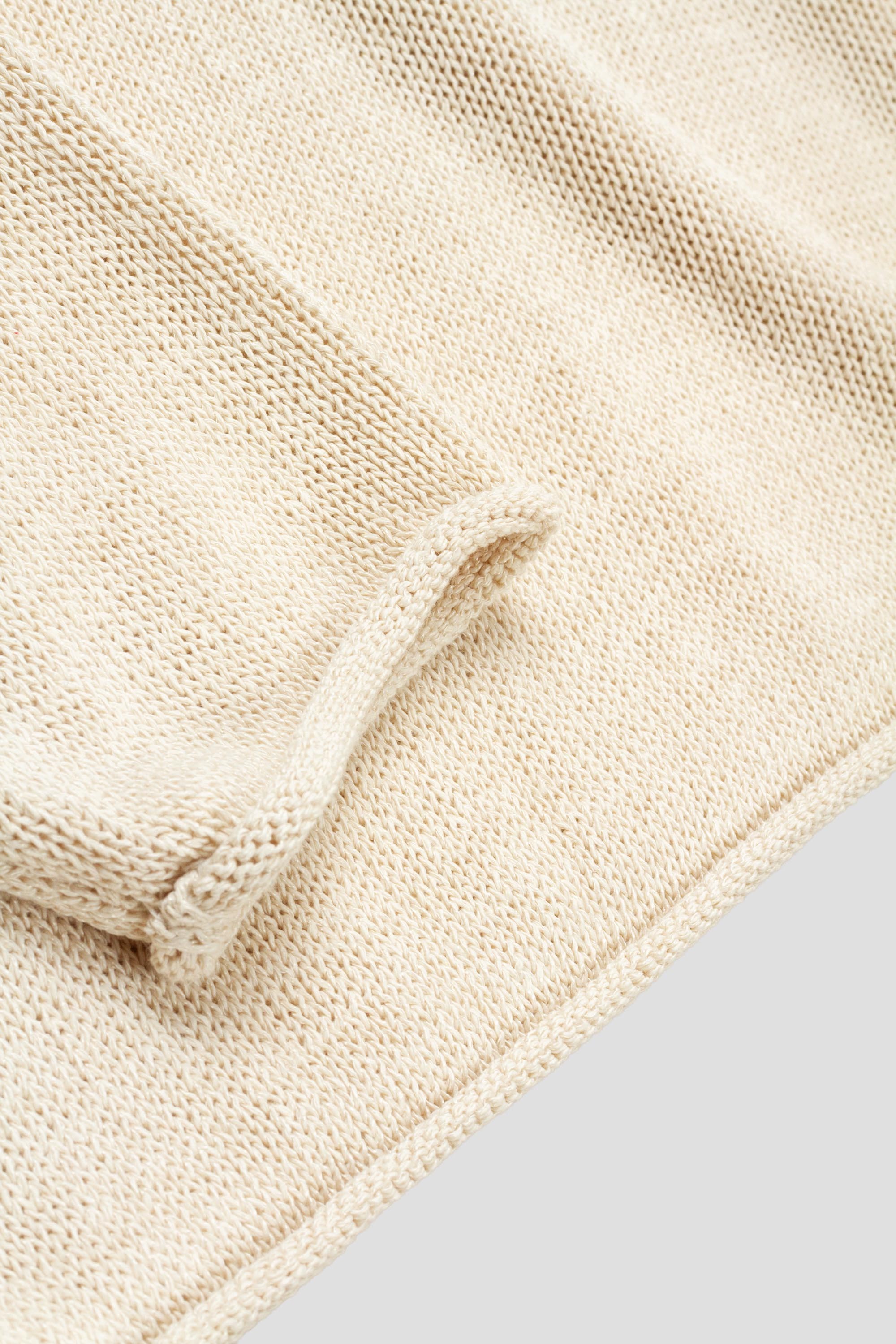 Paper Yarn Pullover Ecru
