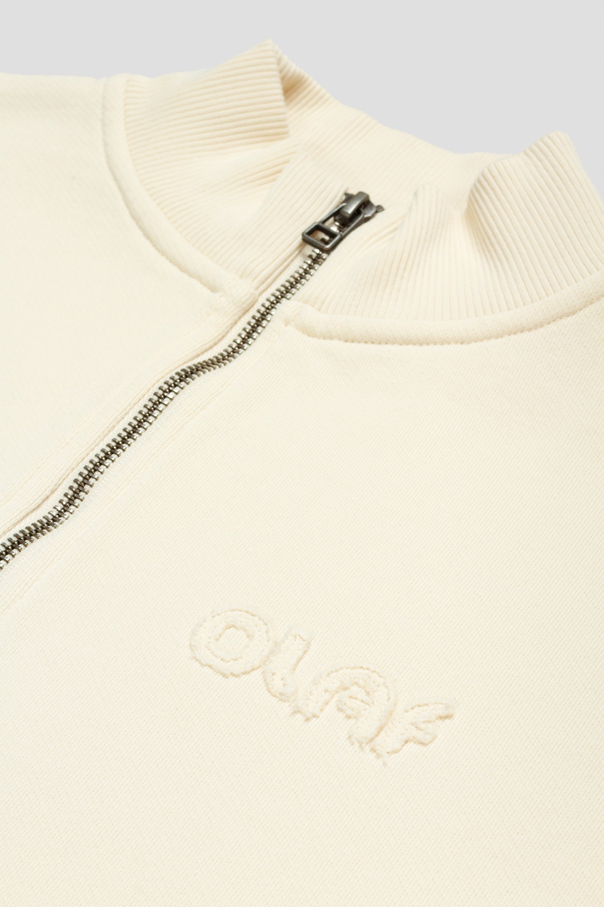 Women's Half Zip Sweatshirt Off White