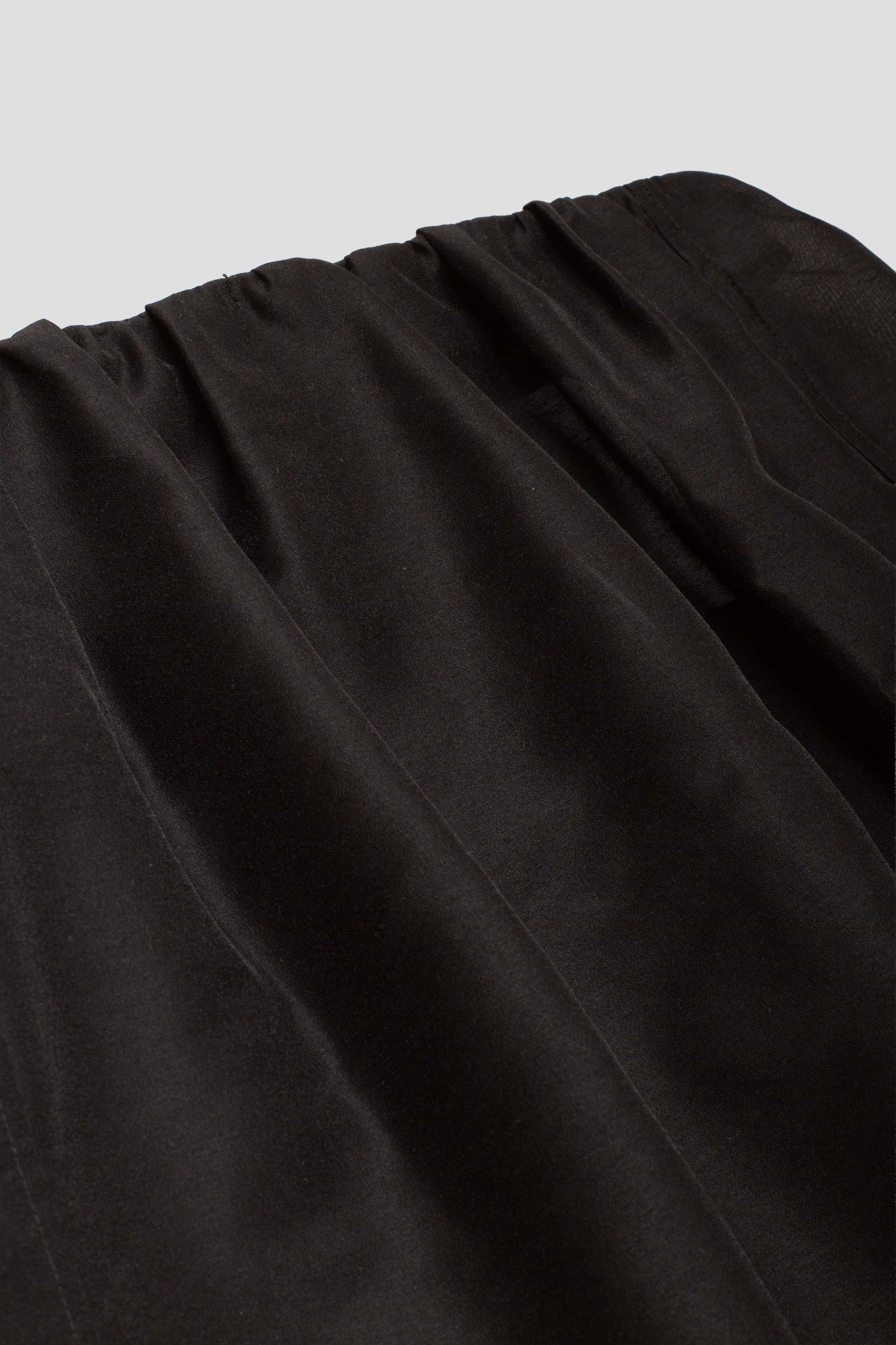 Organza Layered Skirt Black