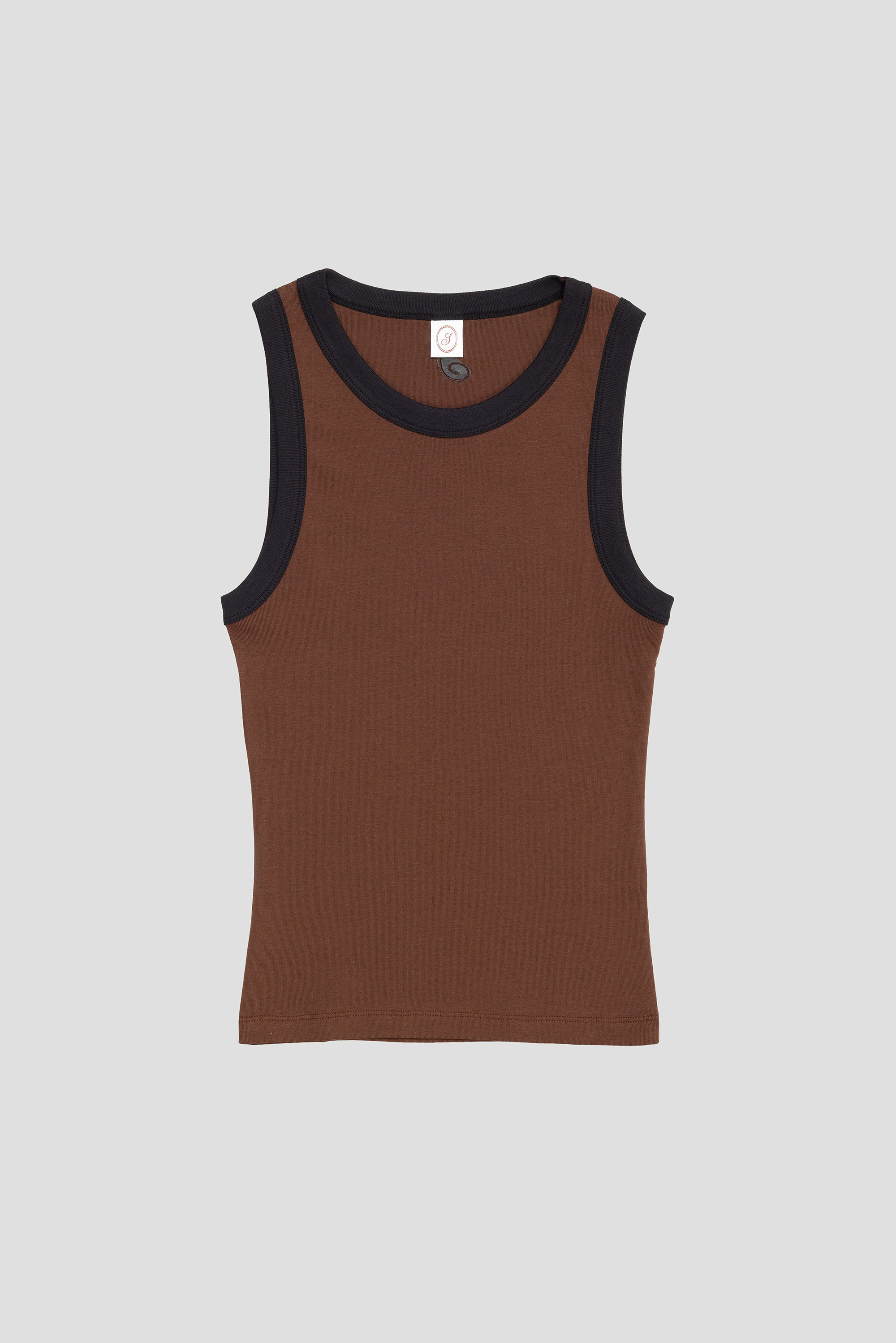 June Tanktop Brown/Black