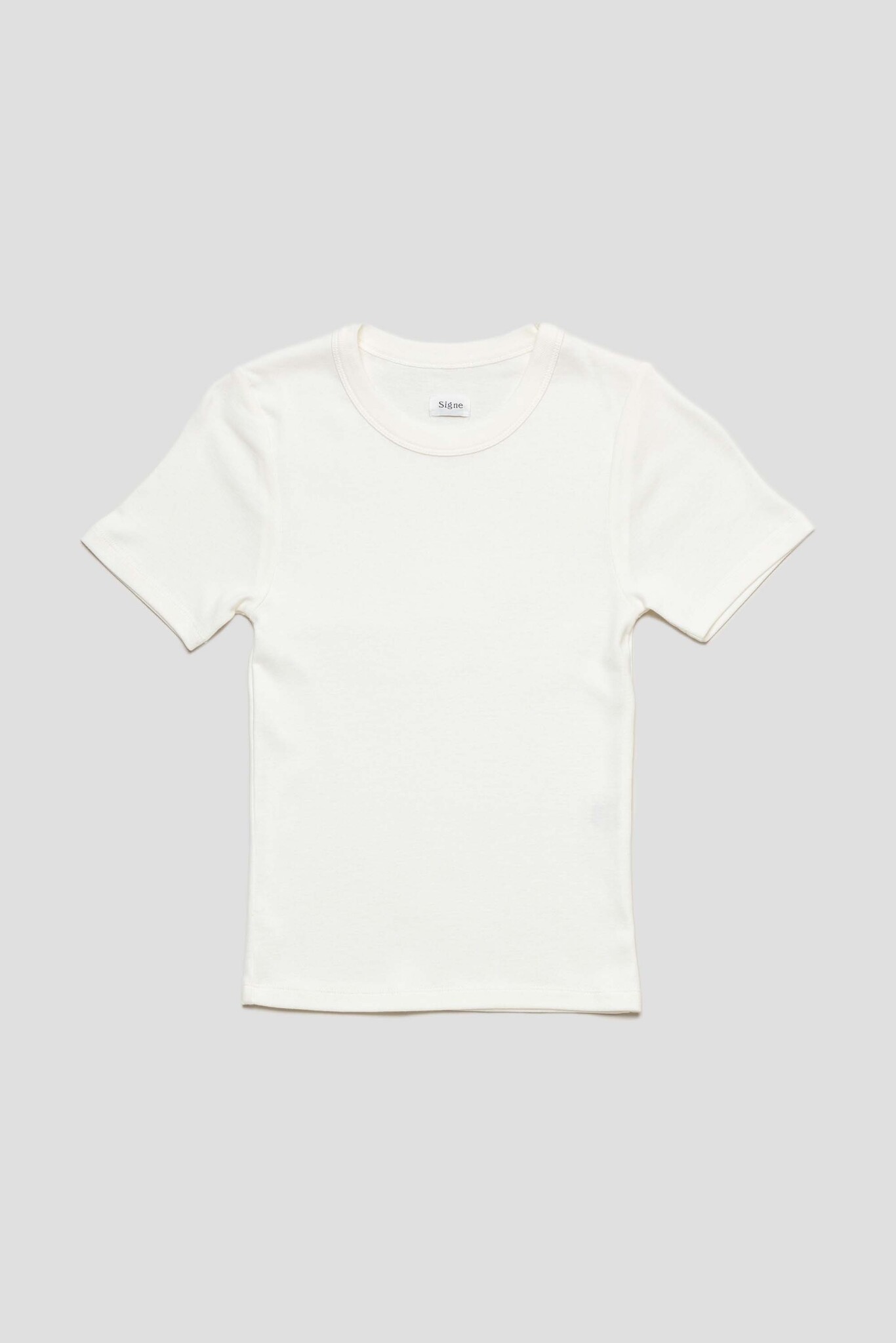 June Fitted T-Shirt Off White