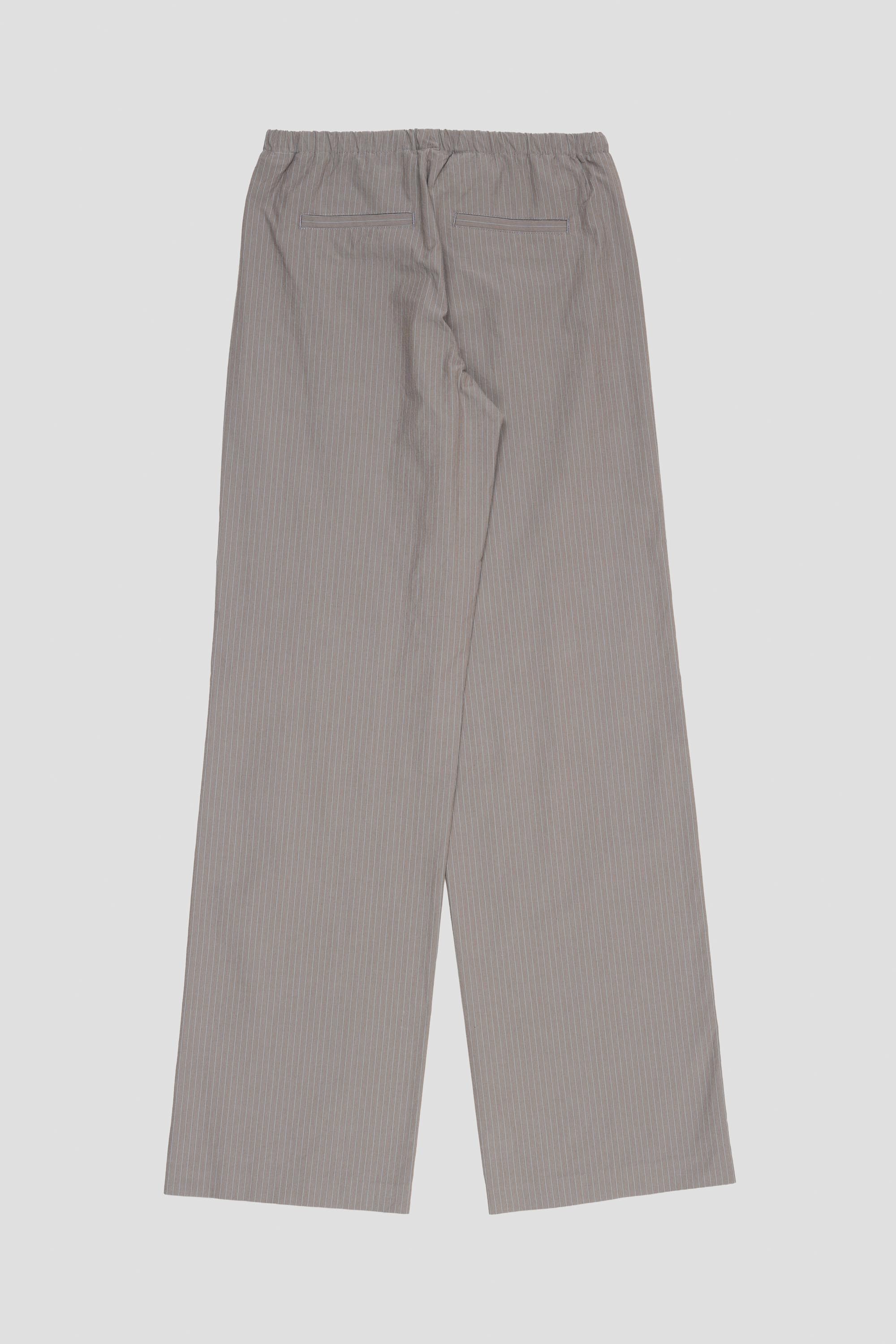 Stripe Banding Pants Grey