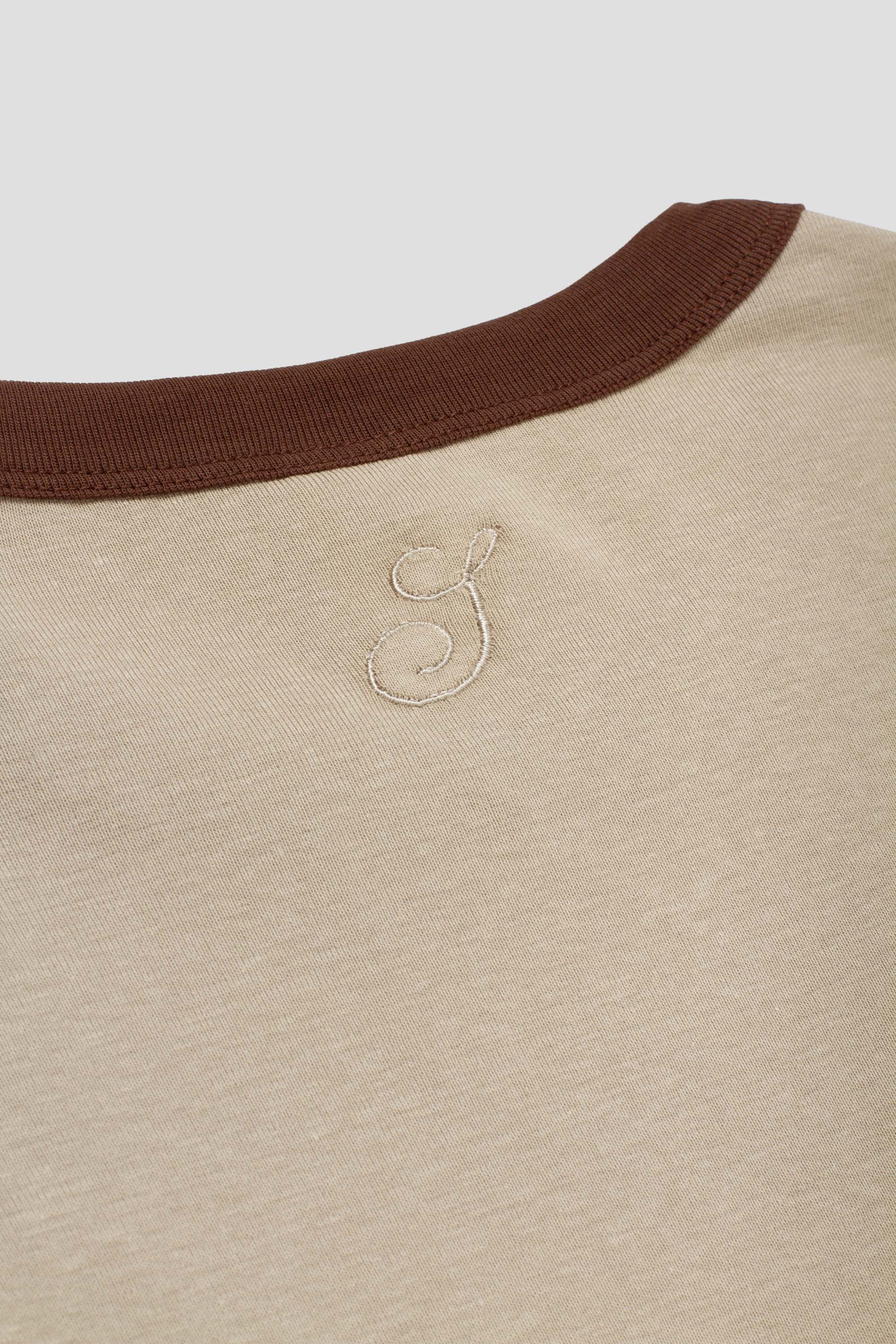 June Longsleeve Taupe/Brown