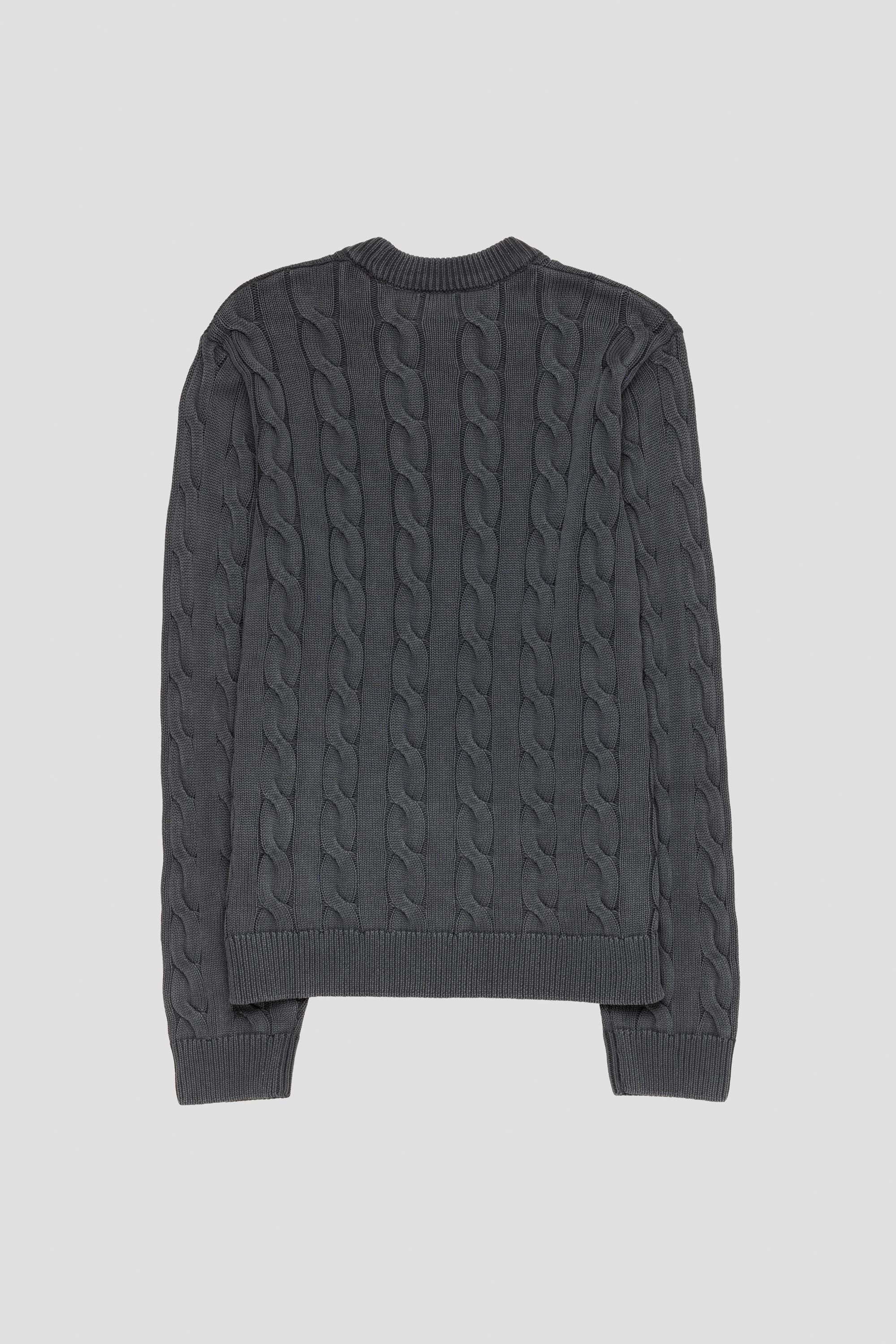 Carter Sweater Black Garment Dyed