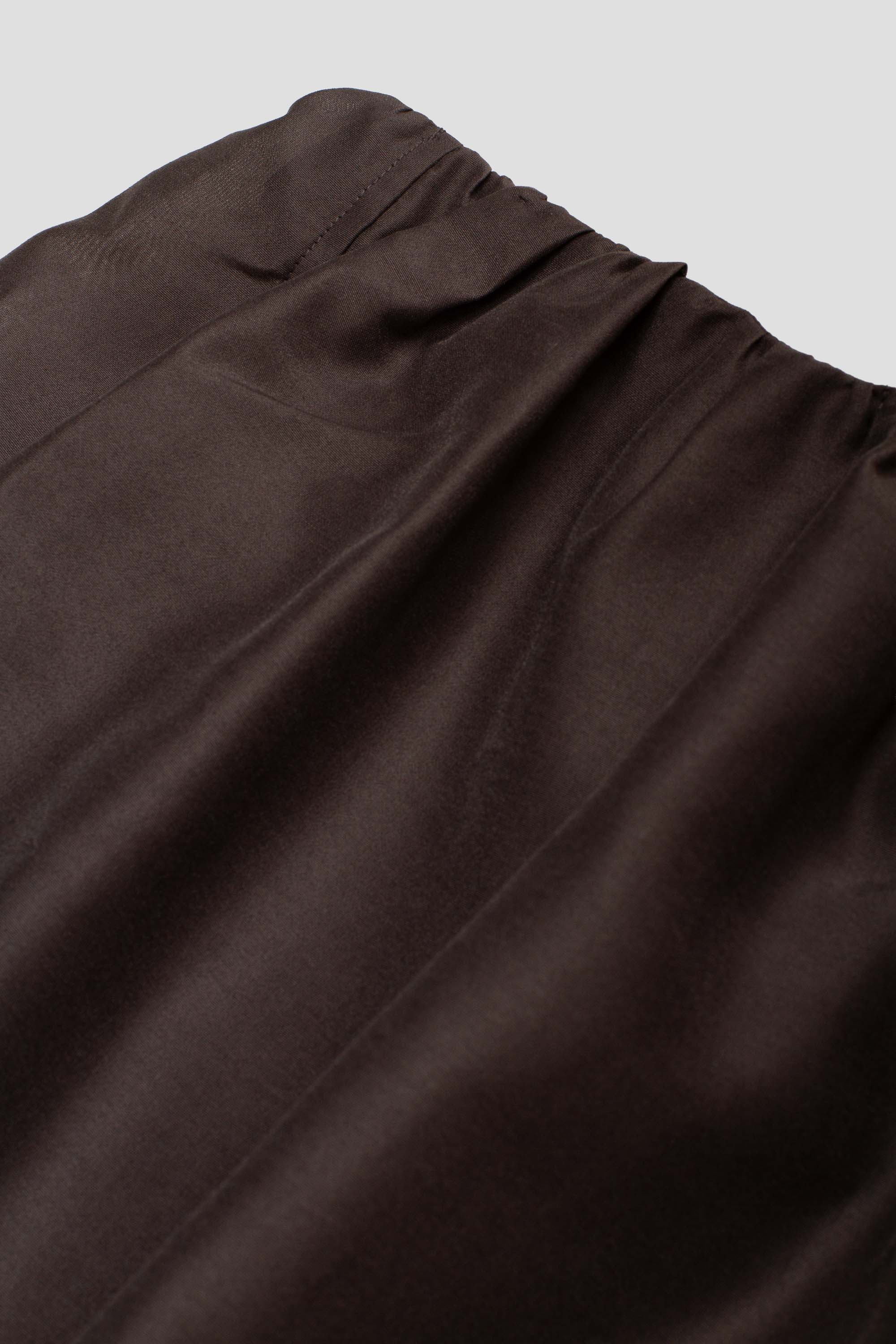 Organza Layered Skirt Charcoal