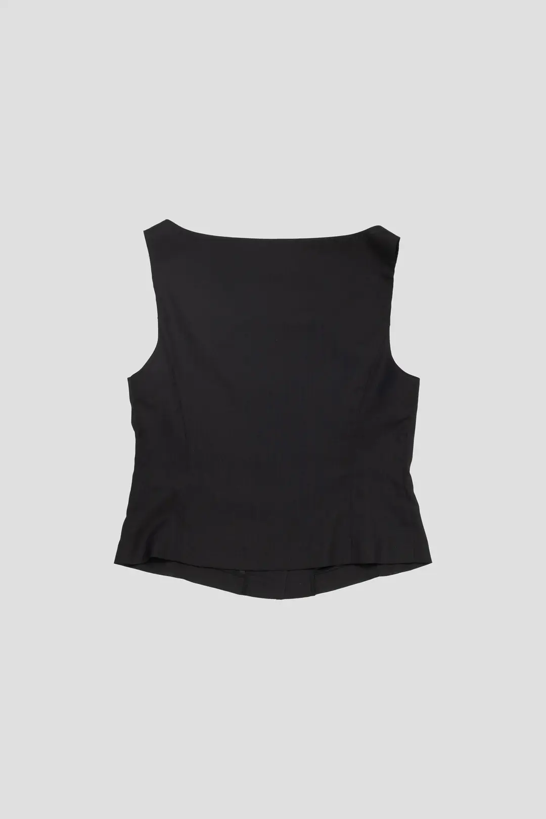 AMOMENTO　SCOOP NECK TWO WAY VEST amomento-scoop-neck-two-way-