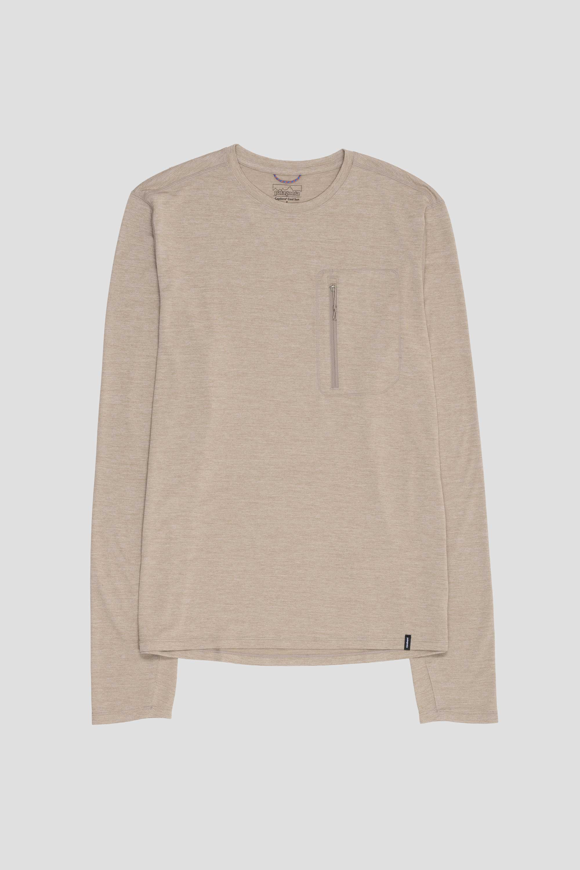 L/S Cap Cool Sun Shirt Seabird Grey