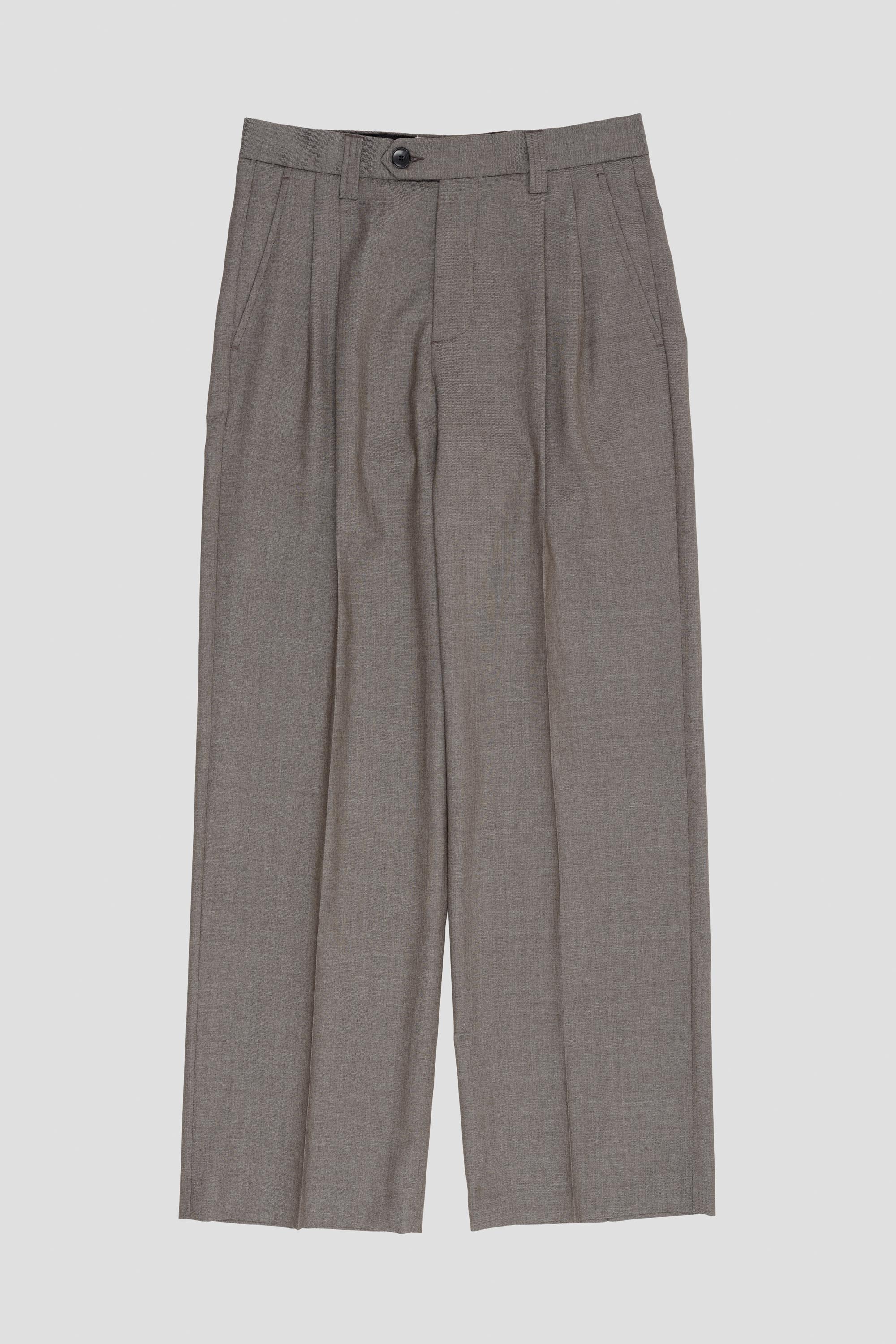 Classic Trousers Light Taupe Wool