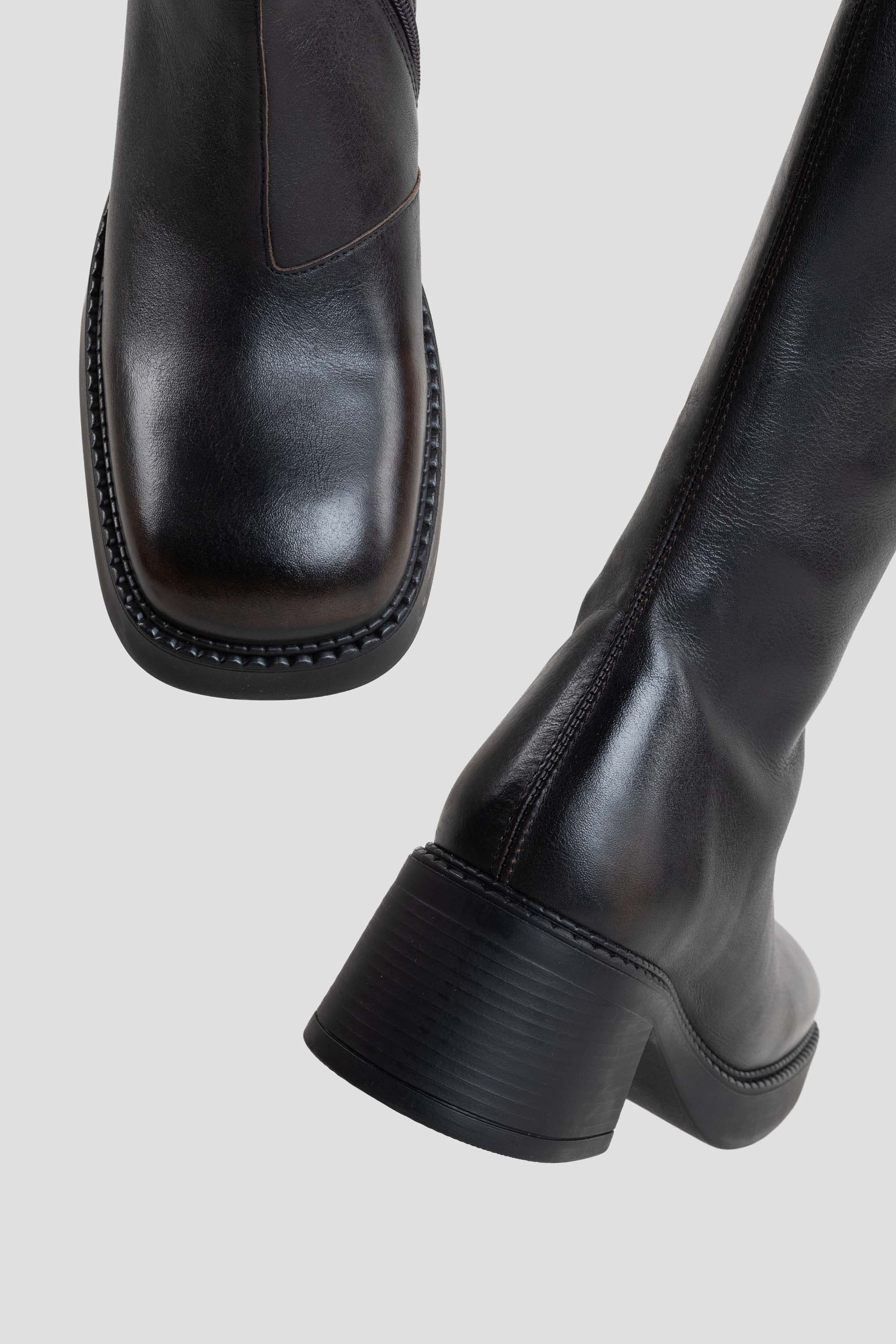 Yumi Boots Brushed Brown