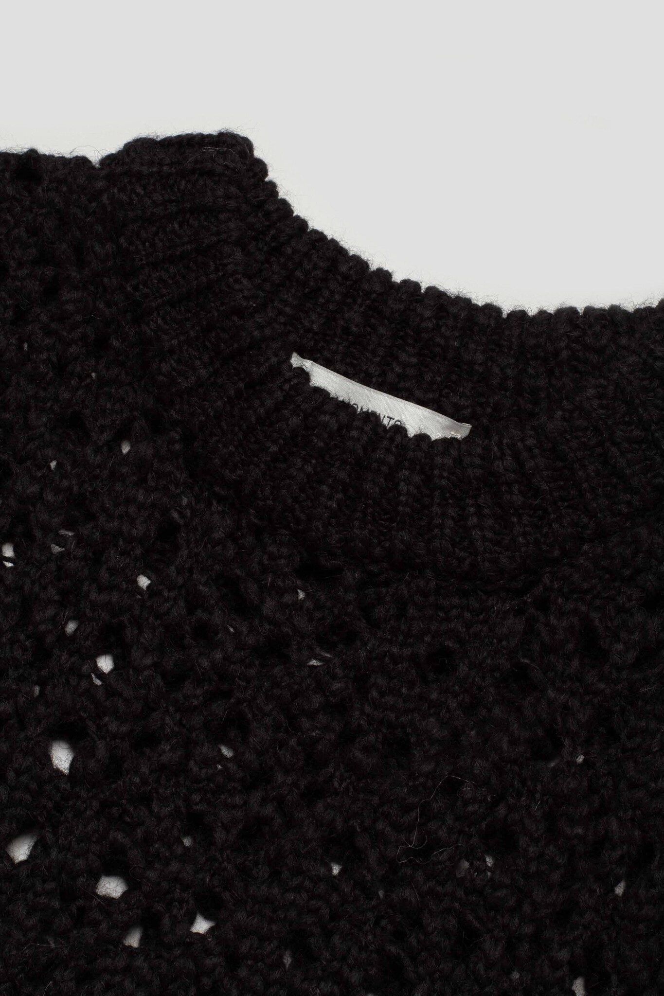 Crochet Vest Black