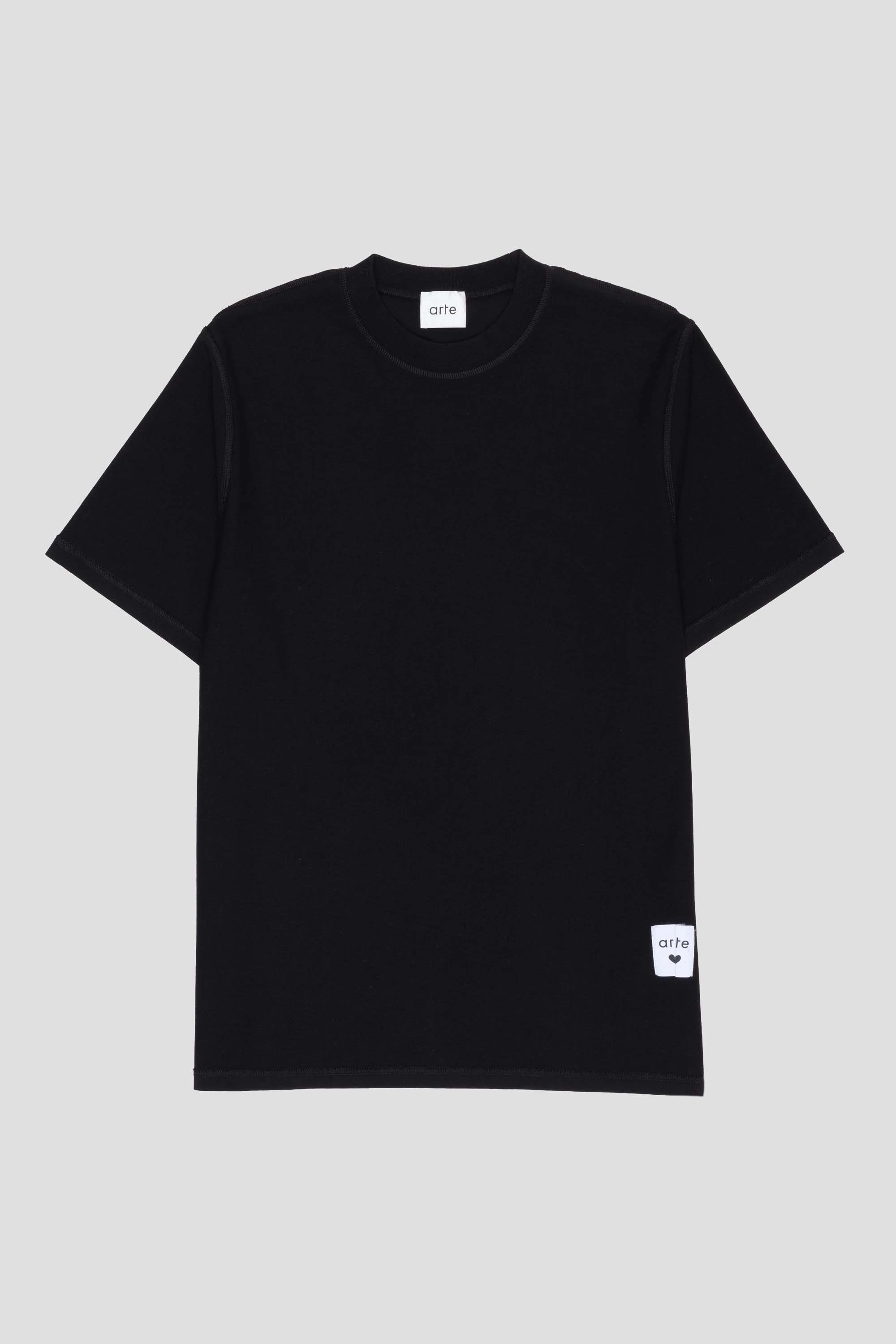 Reversible Label T-Shirt Black