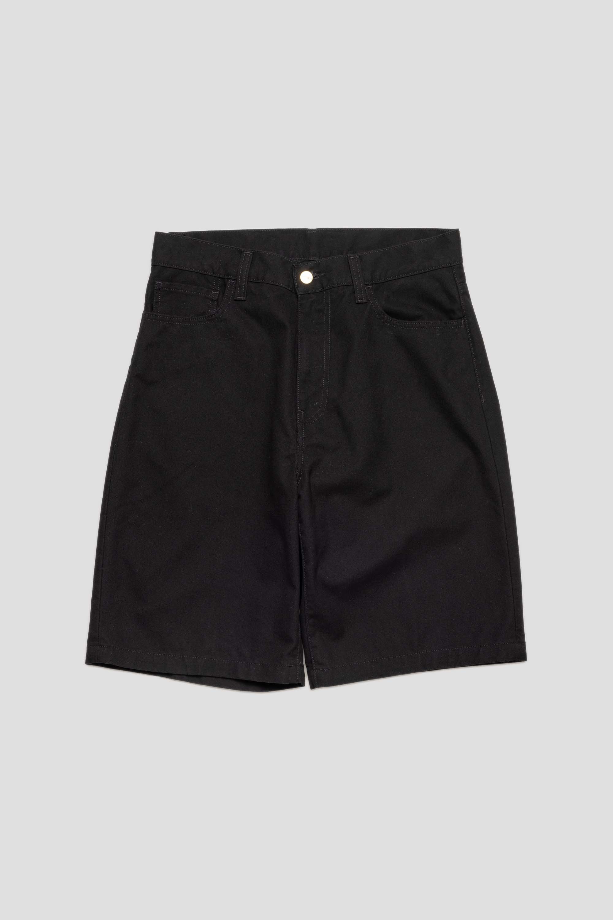 Landon Short Canvas Black Rinsed