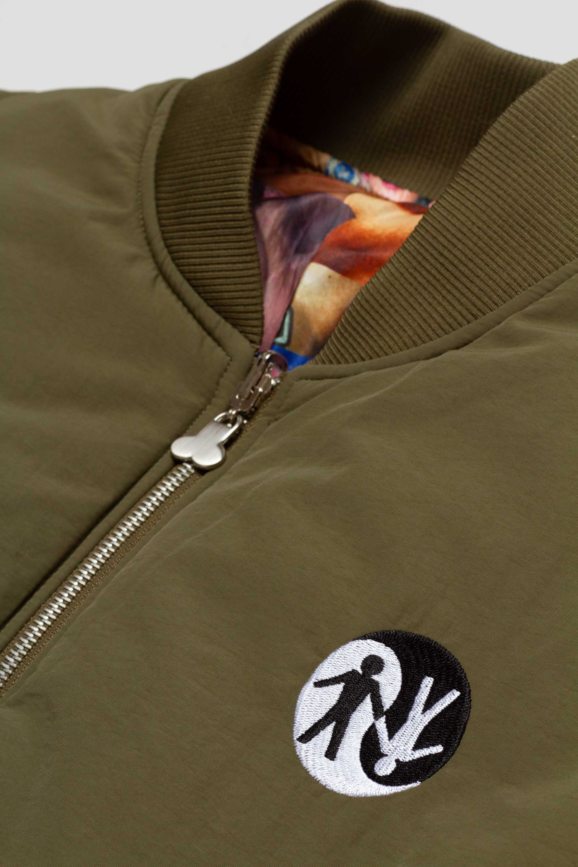 Desire Connections Bomber Khaki