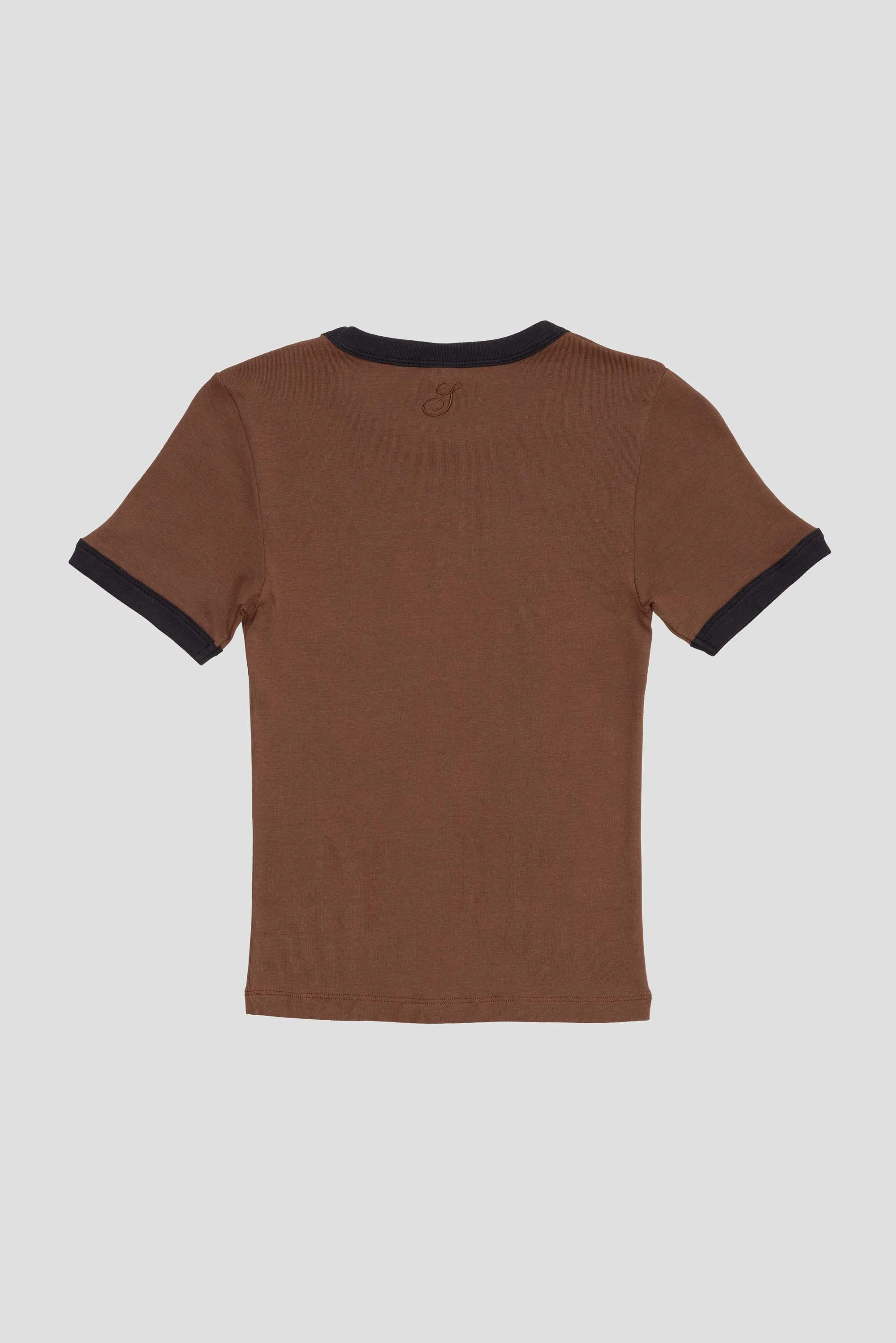 June T-Shirt Brown/Black