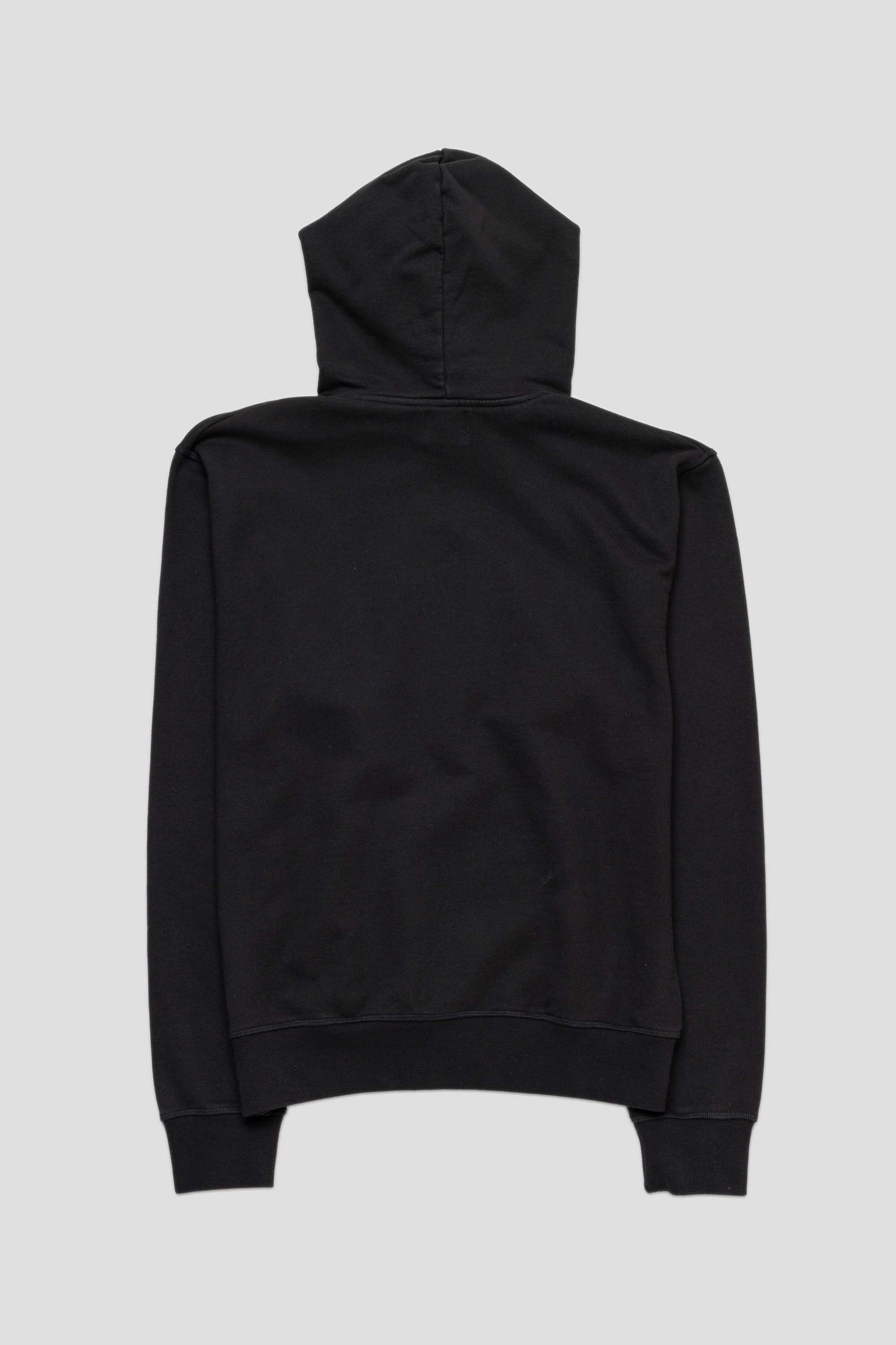 Heart Flower Hoodie Black