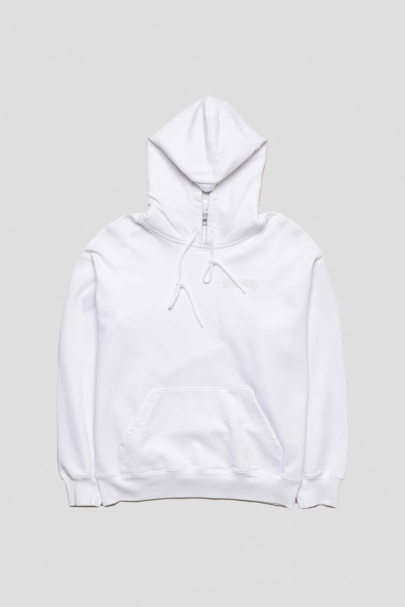 Hooded Babybrush Duck Sweat White