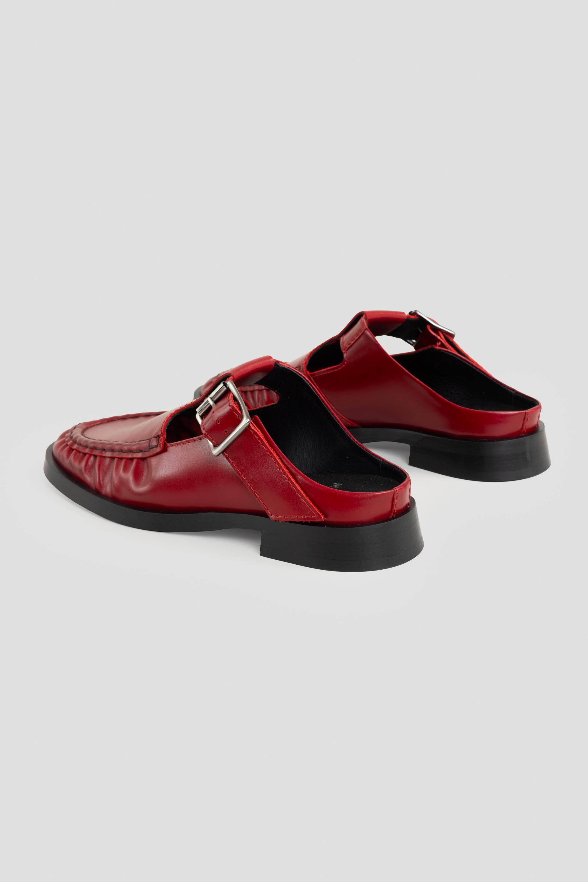Gianna Mules Dark Red