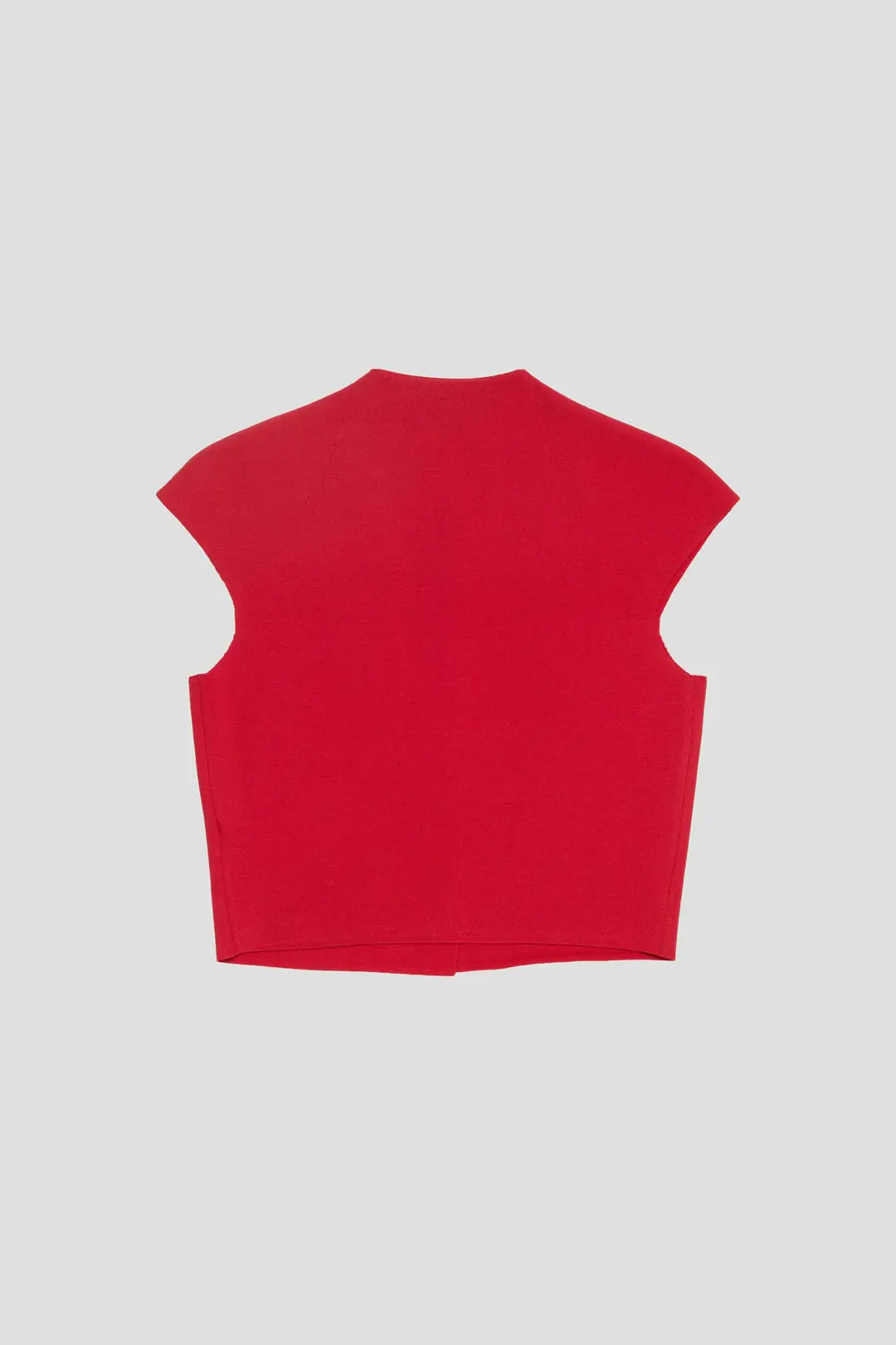 AmomentoWholegarment Cap Sleeve Cardigan Red