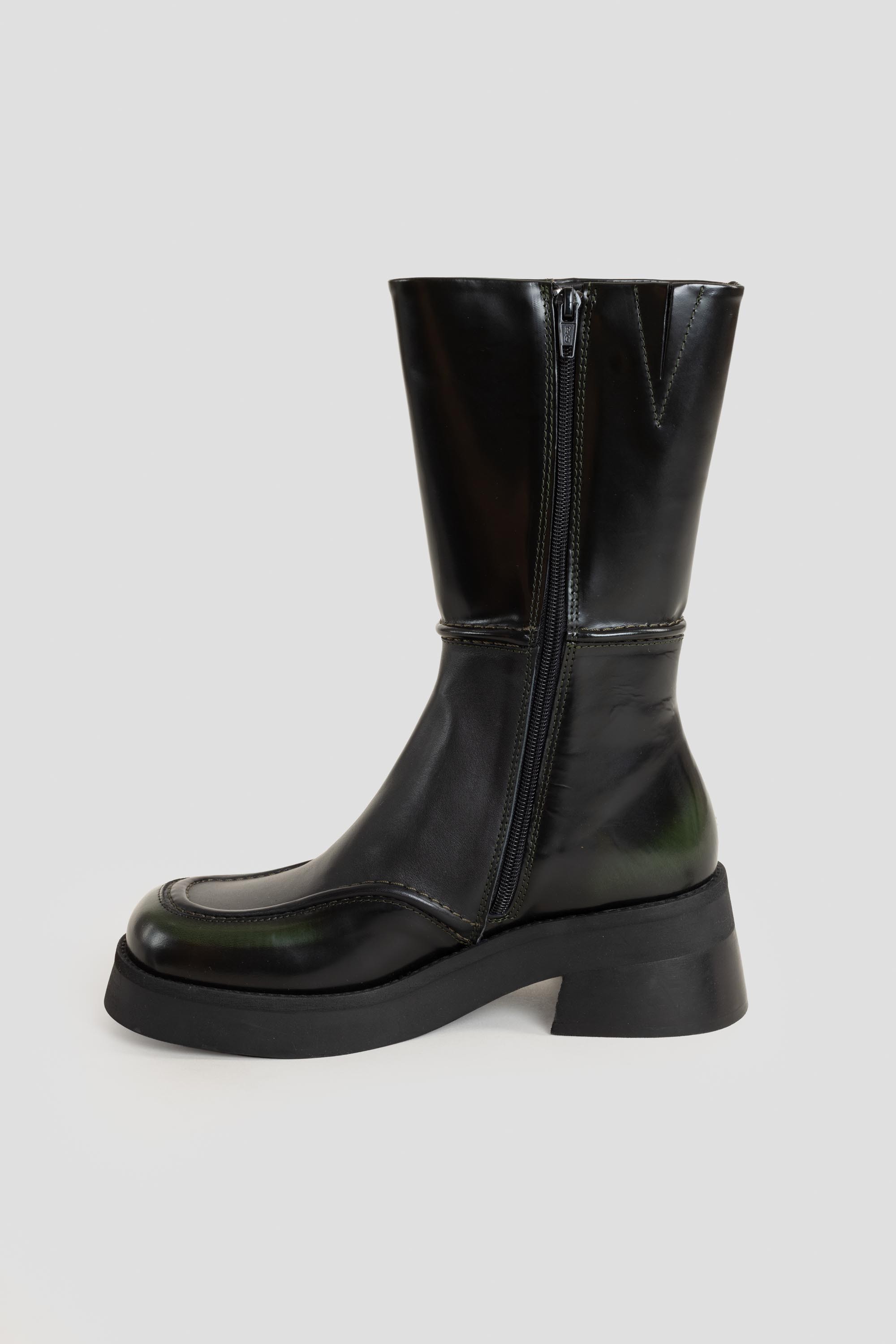 Inne Ankle Boots Khaki/Black