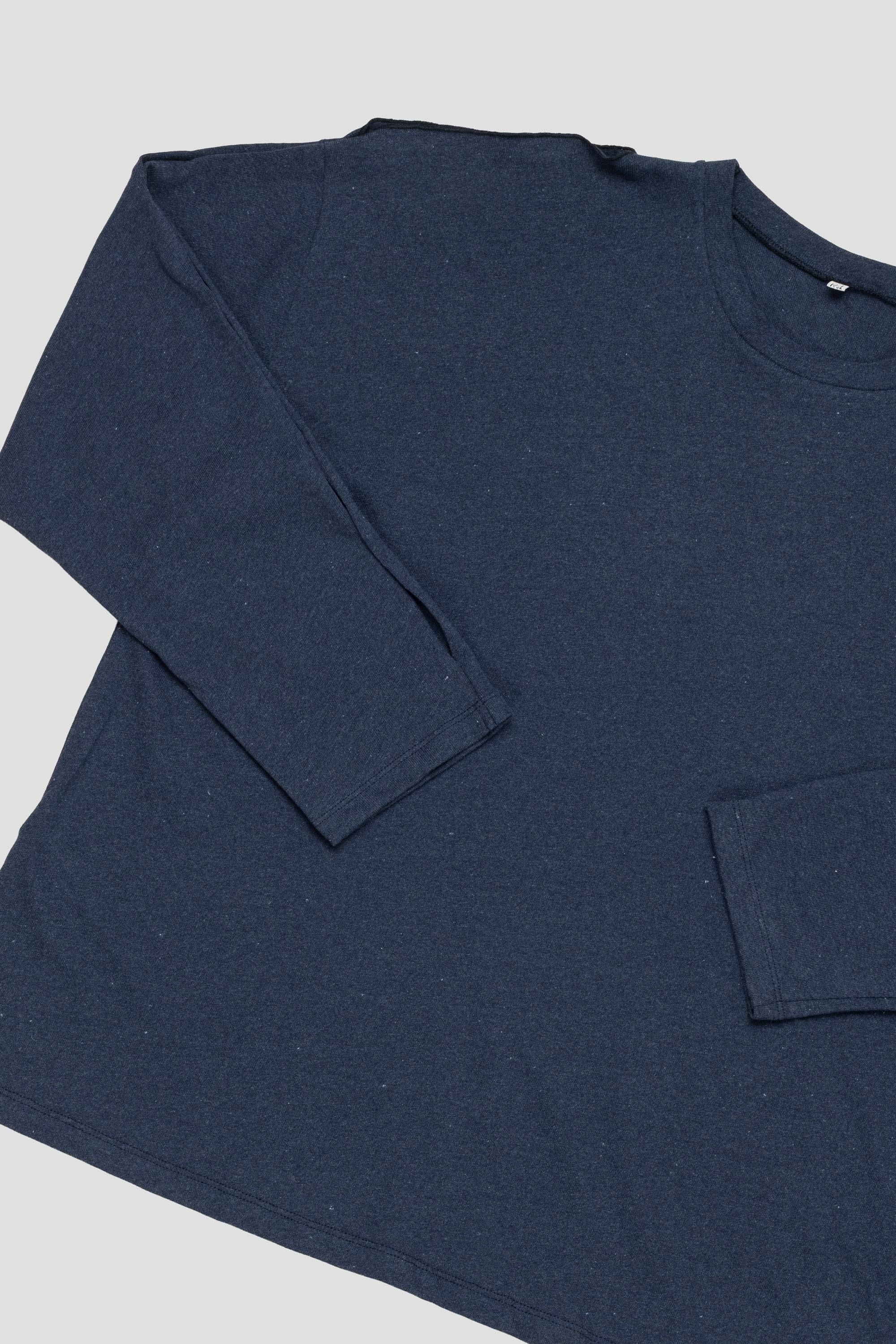 Pin Long Sleeve Tee Echo Blue