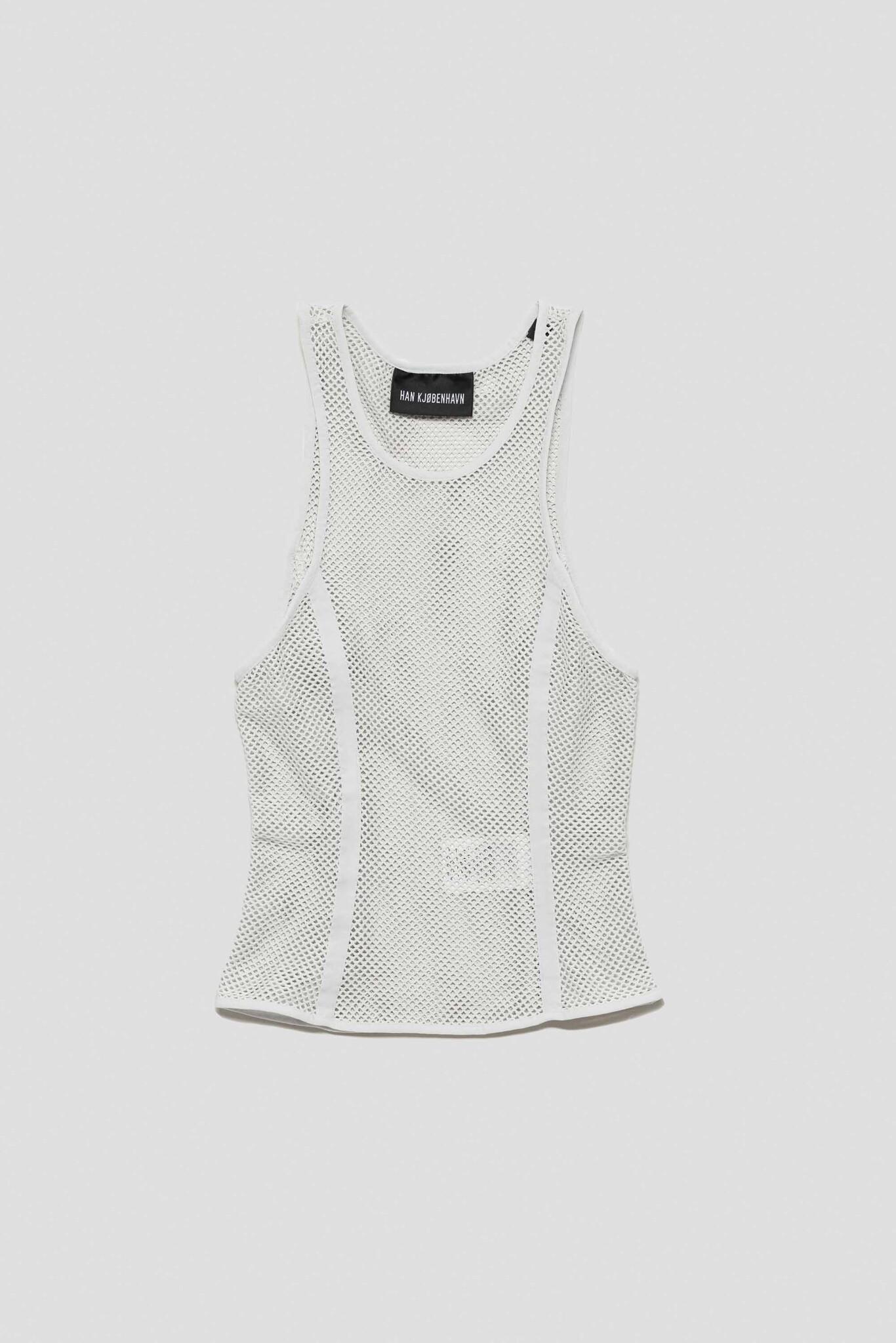 Fishnet Tank Top Grey