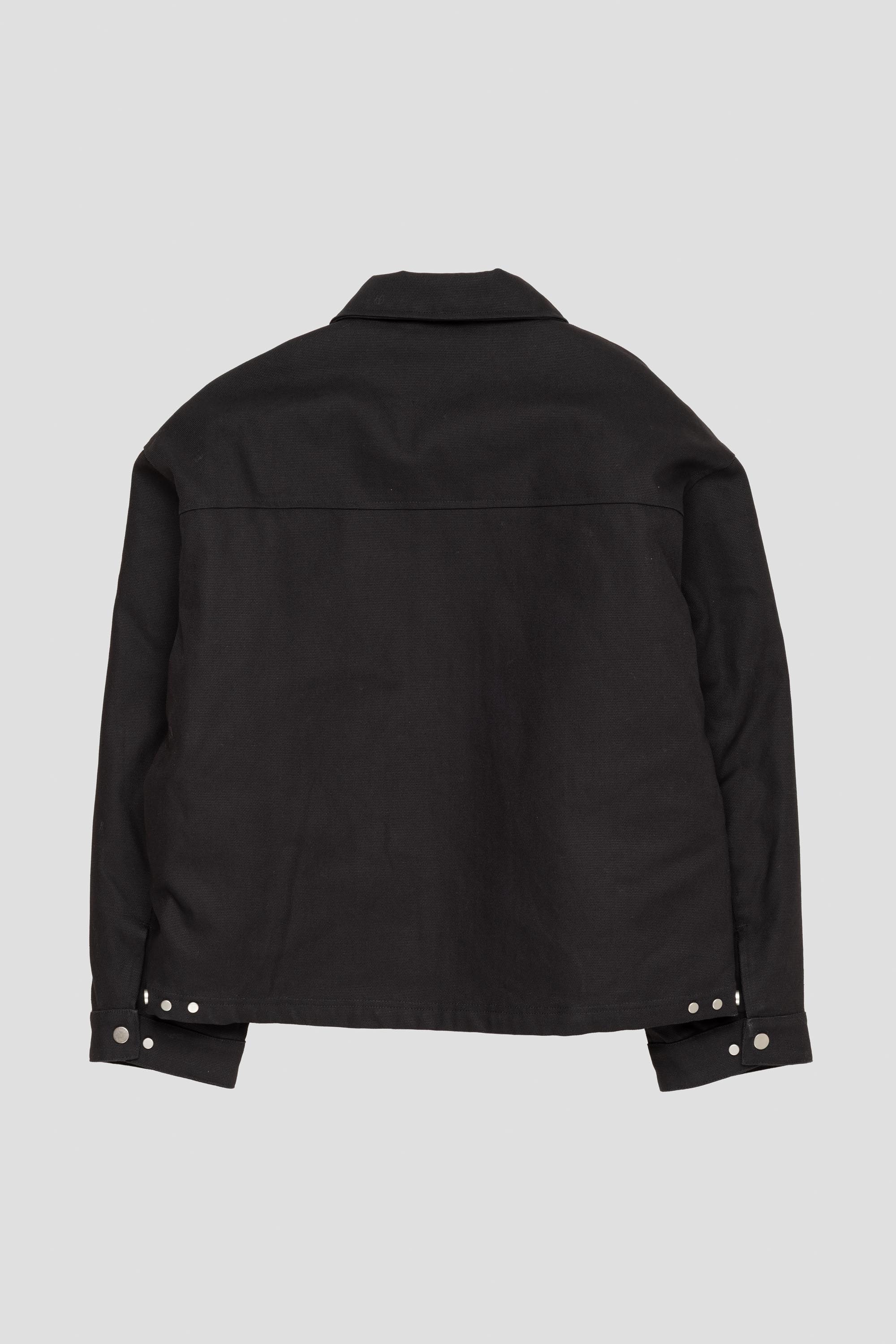 Inclined Pocket Jacket Black