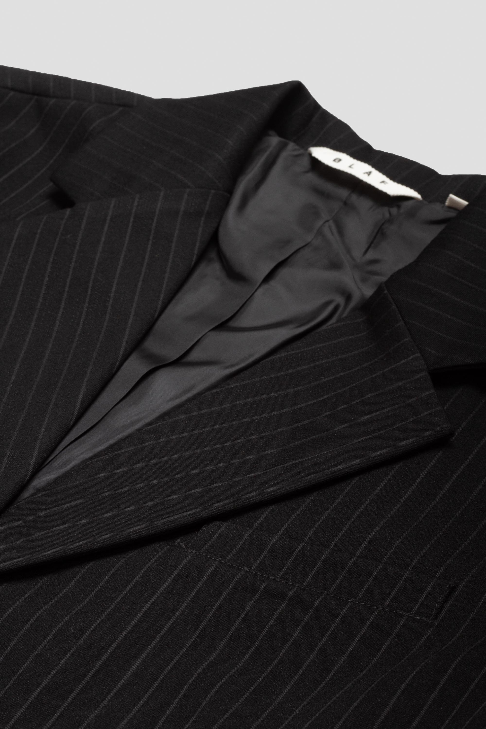 Women's Pinstripe Blazer Black/White