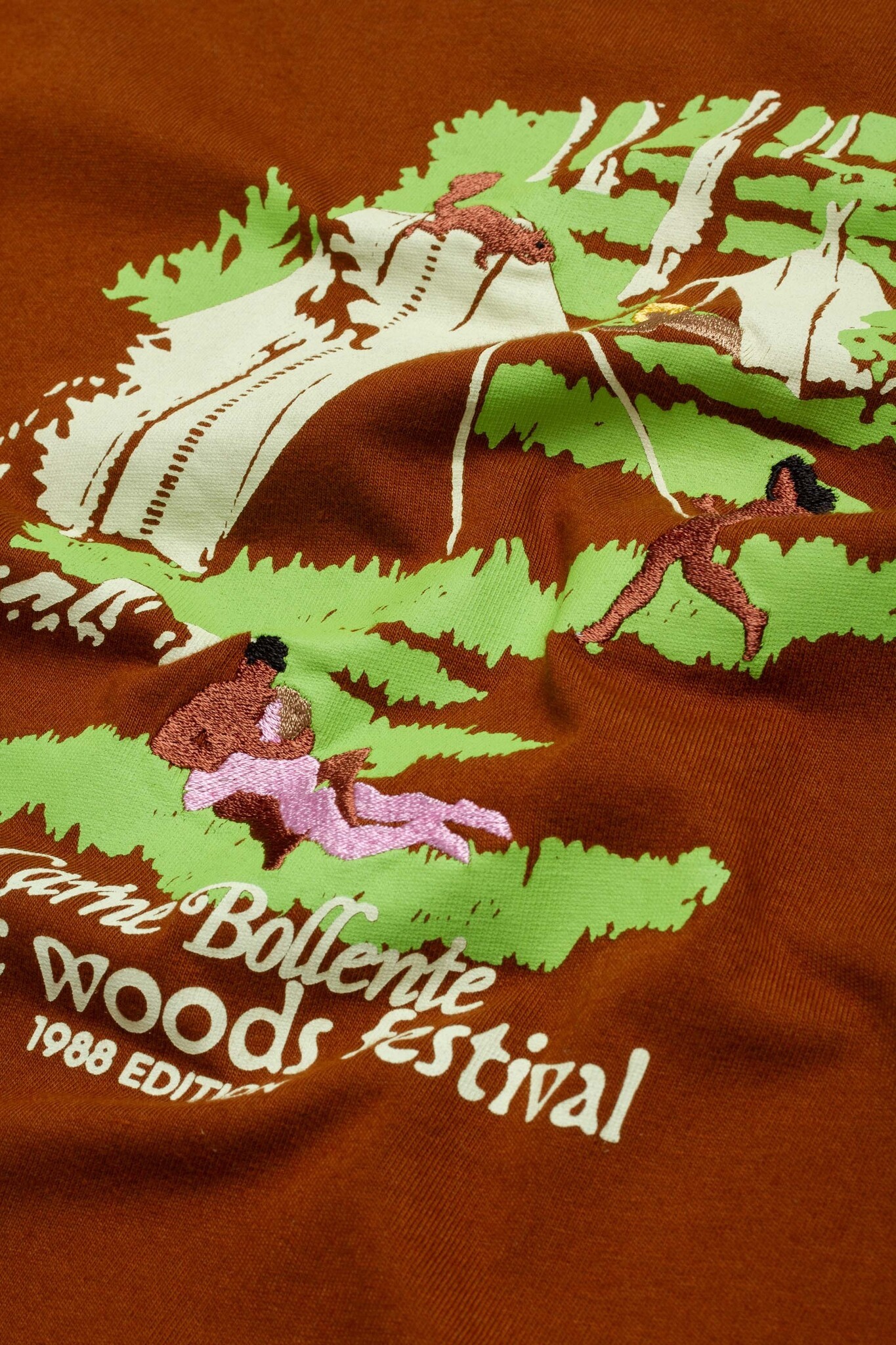 Magic Woods Festival T-Shirt Brown