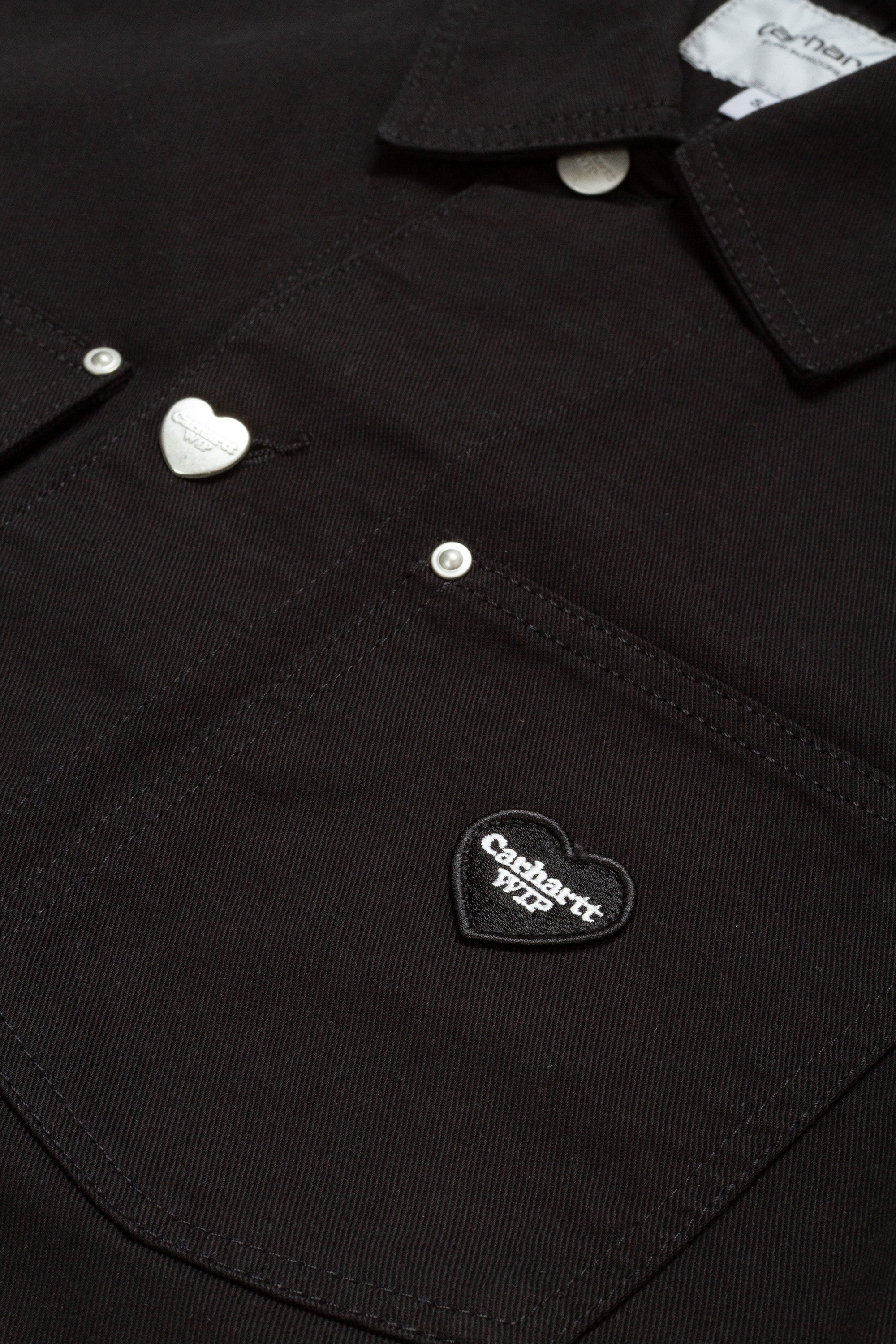 Drewe Chore Coat Black Rinsed