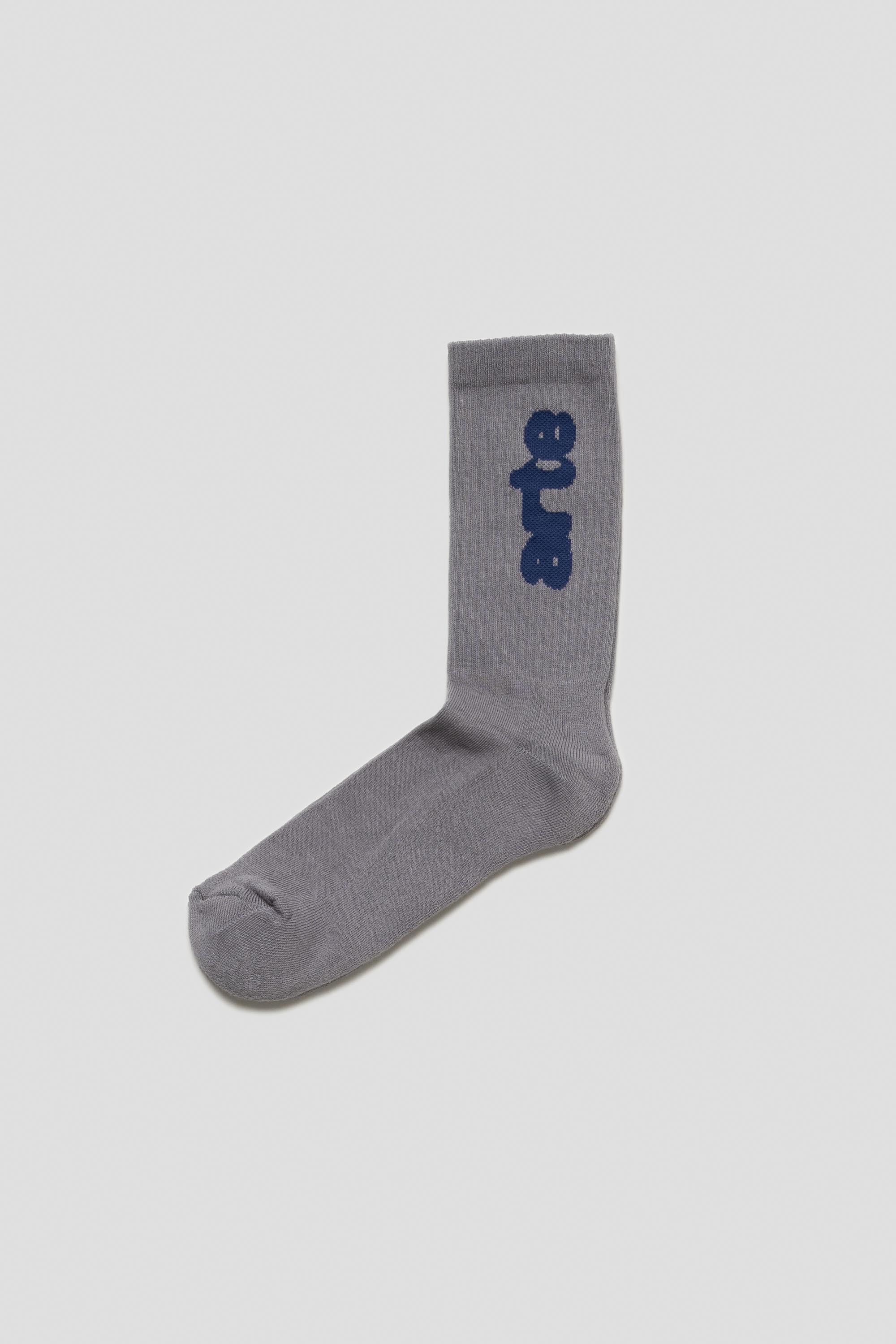 Blurred Vertical Socks Grey